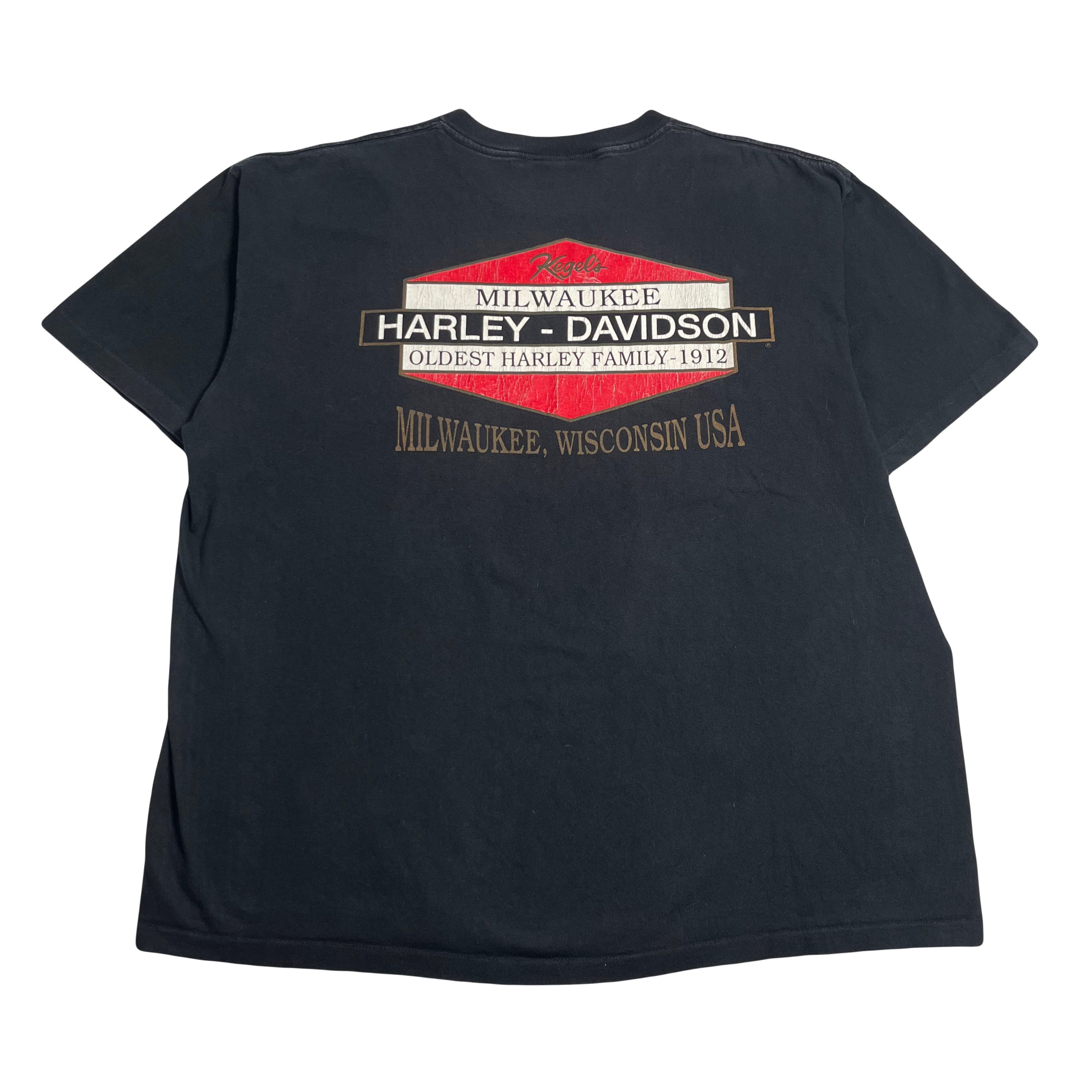 1993 Harley Davidson 90th Anniversary Milwaukee Tee XL