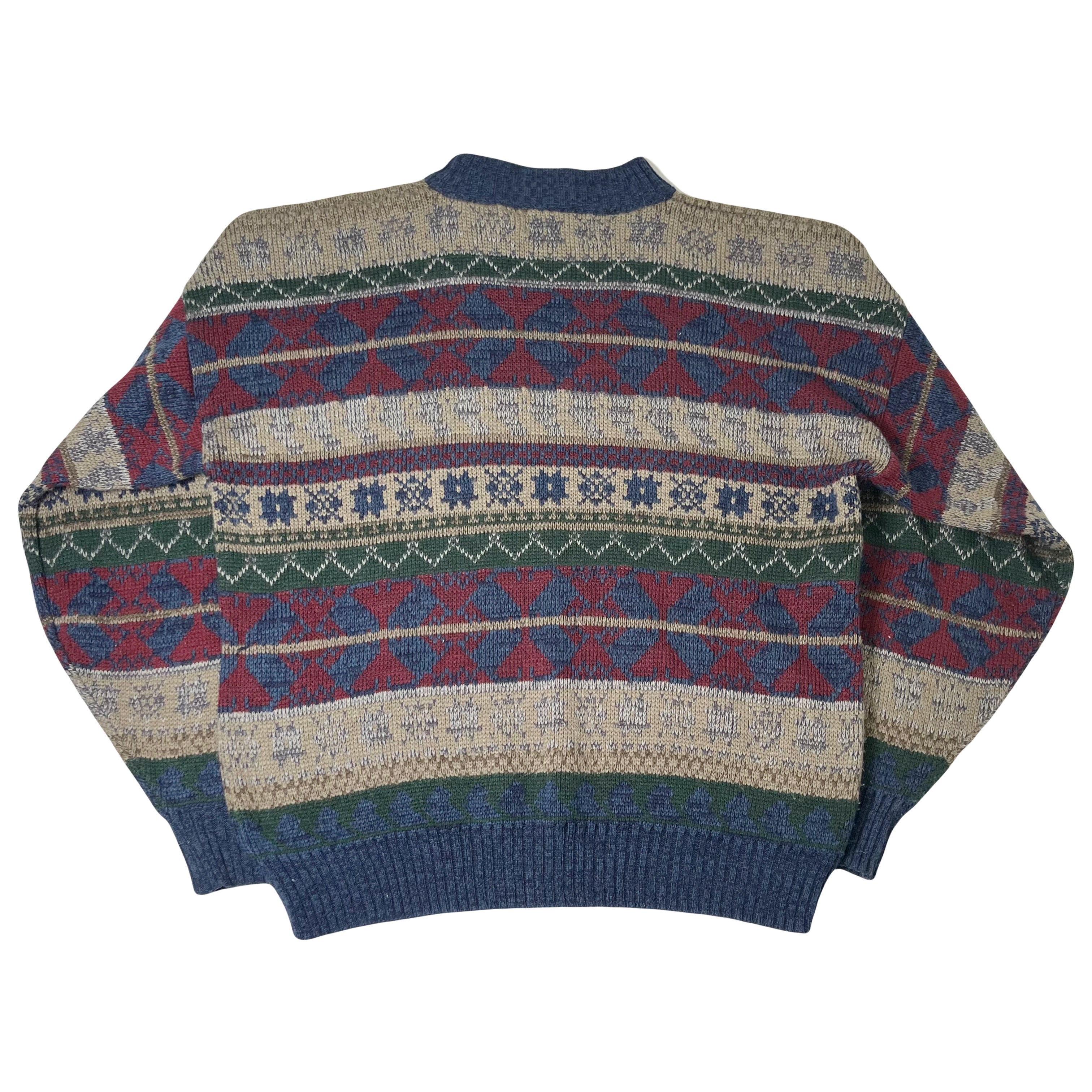 Vintage Christopher Barnes Striped knit Sweater M