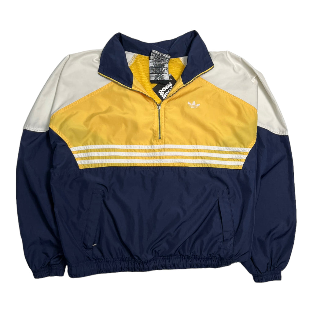 90s Adidas 1/2 Zip Light Jacket S