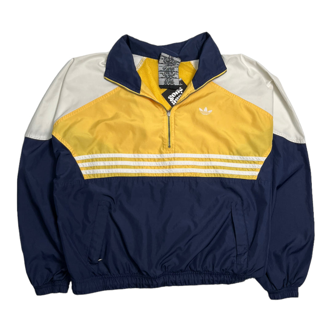 90s Adidas 1/2 Zip Light Jacket S