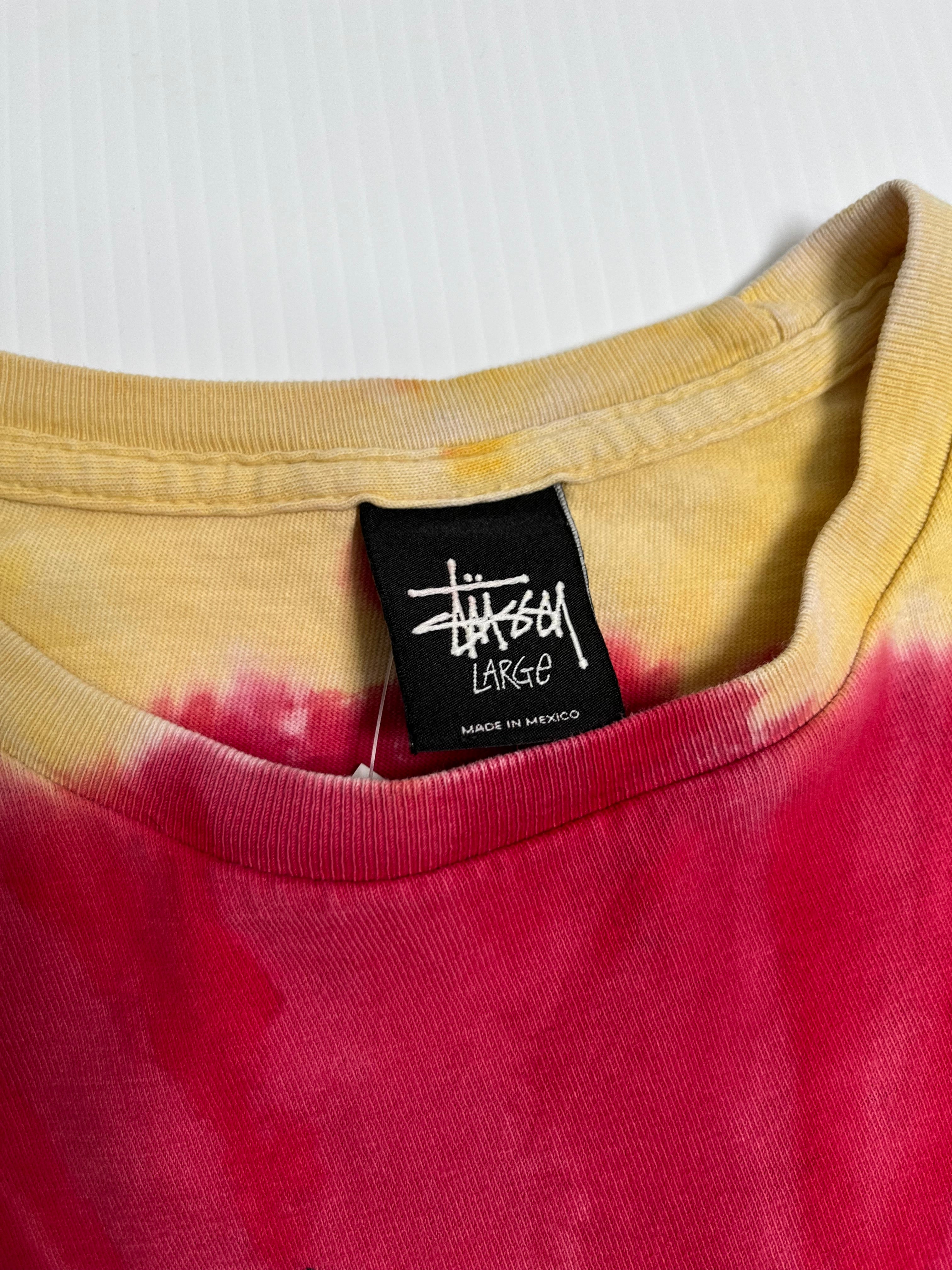 Stussy Cities Tie Dye Tee L
