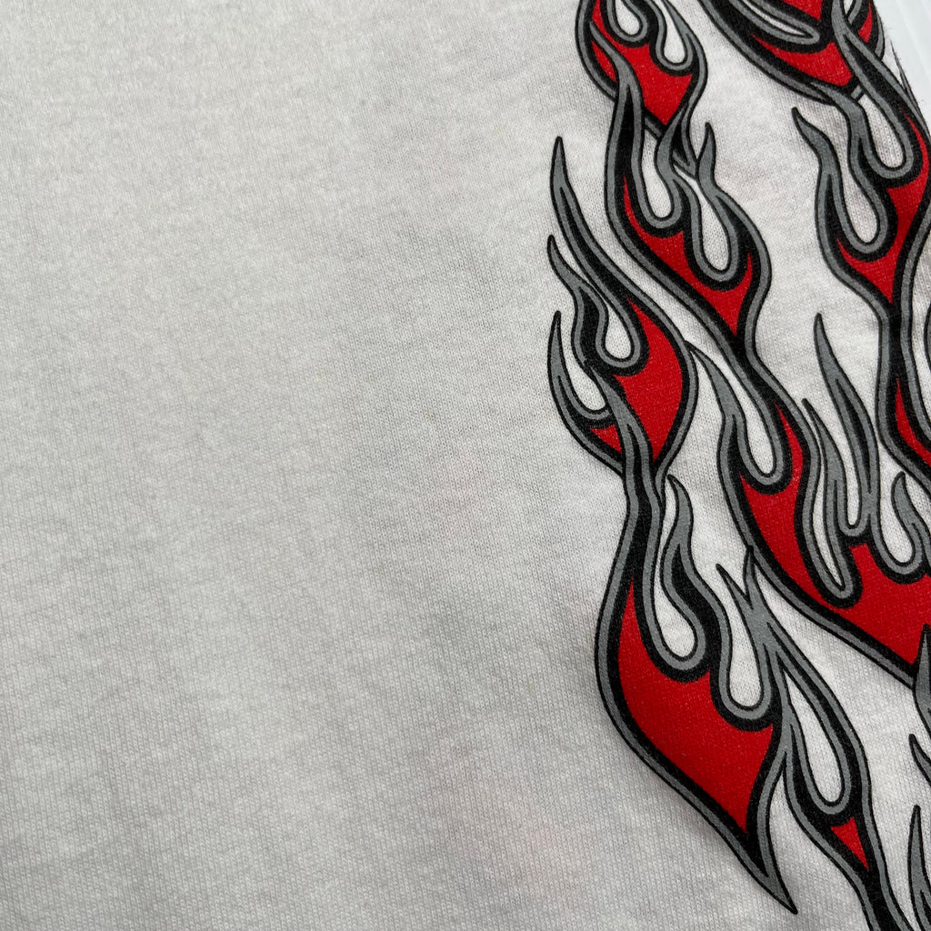 Vintage Chevy Racing Flames Graphic Tee L