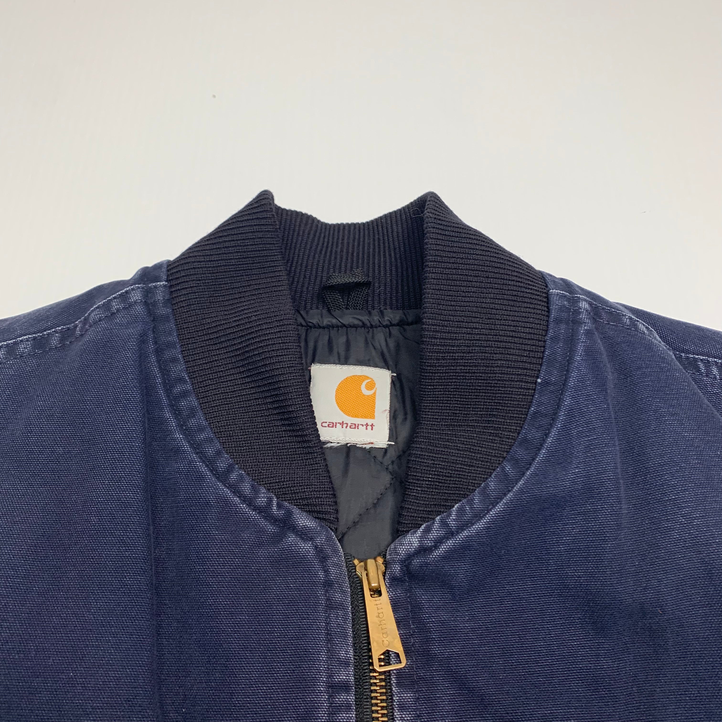 Carhartt Navy Blue Denim Vest L