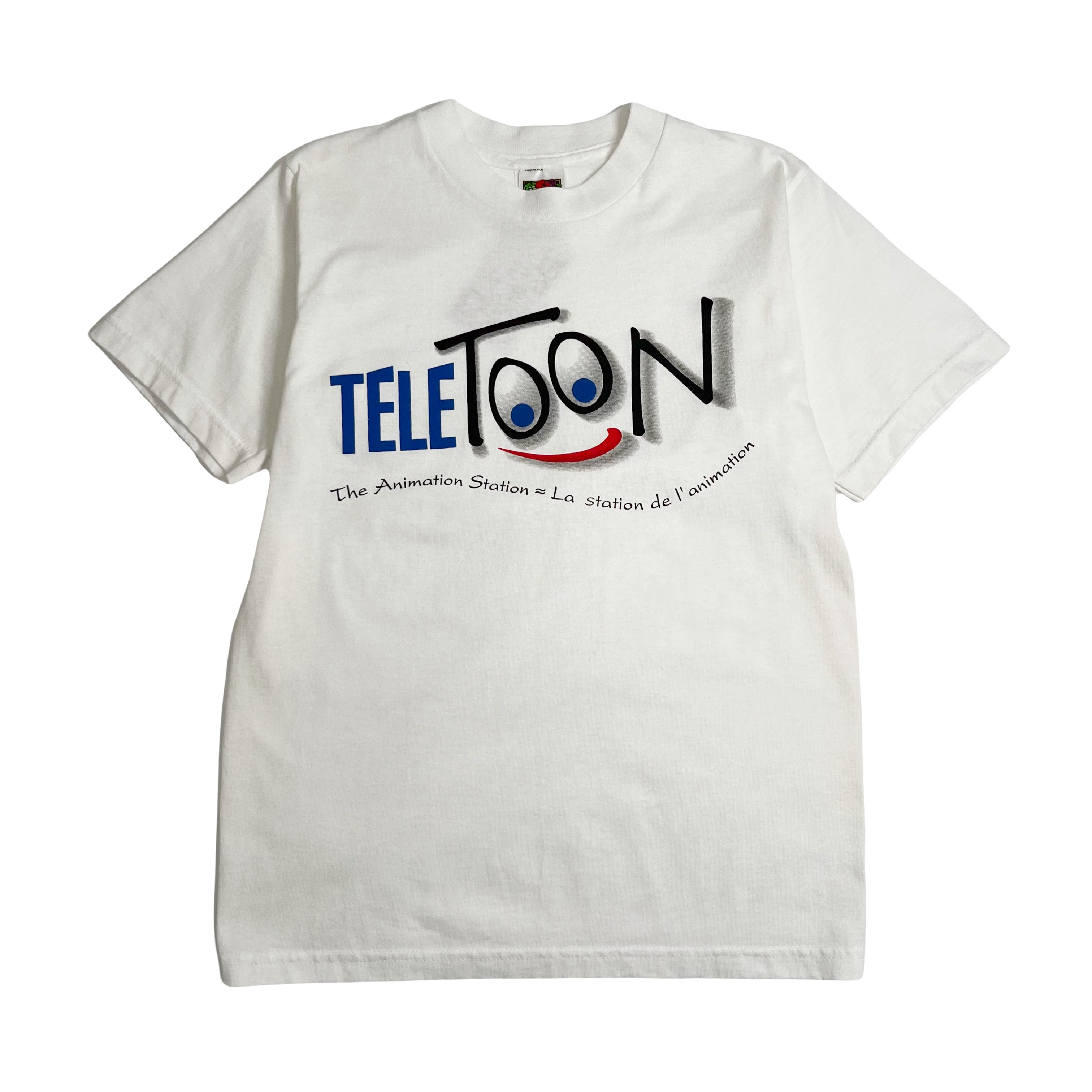 Vintage Teletoon Canada Animation Station TV Tee Youth L