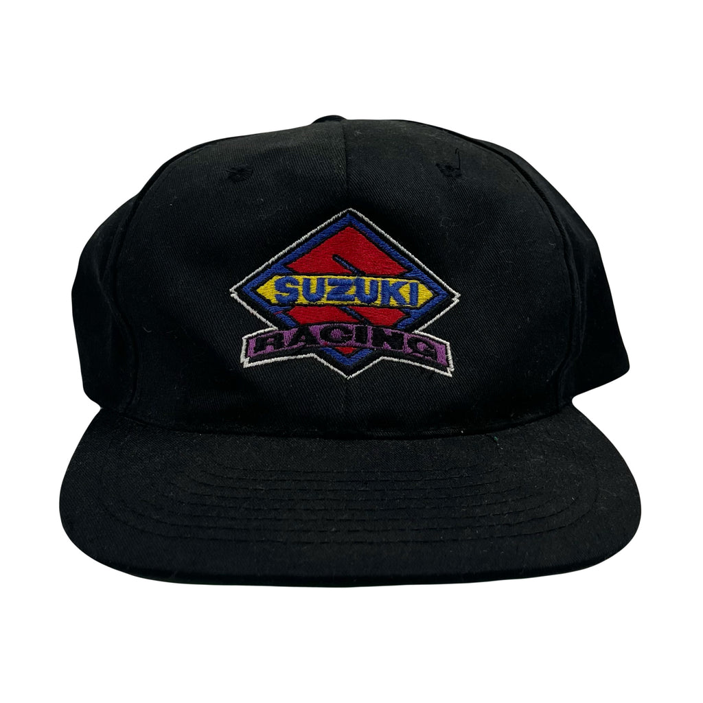 Vintage Suzuki Racing Snapback Hat