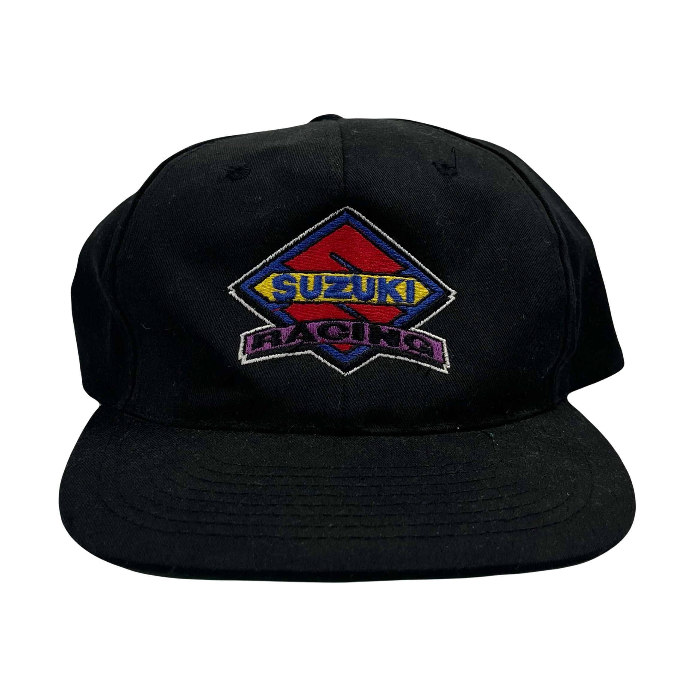 Vintage Suzuki Racing Snapback Hat