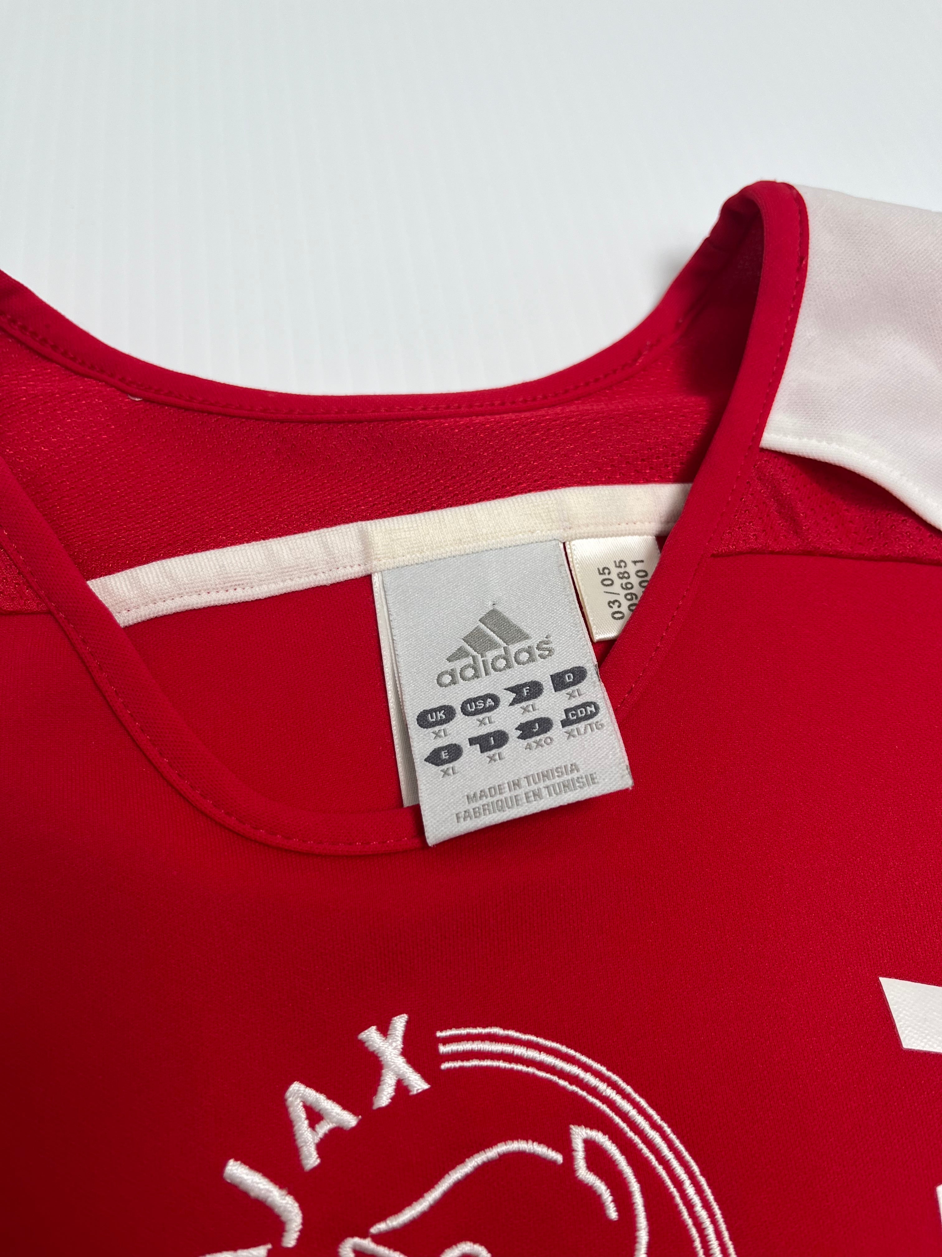 2005-06 Adidas Ajax Home Jersey XL