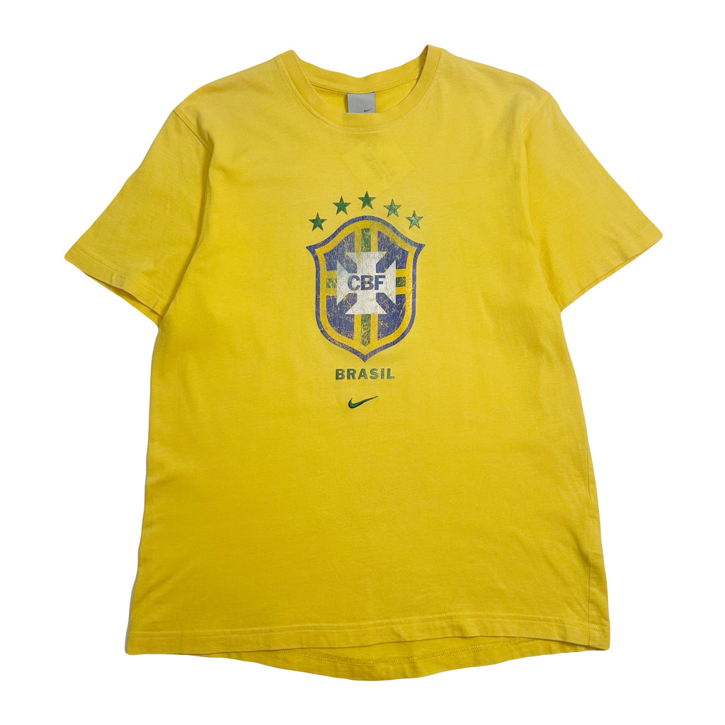 2000s Nike Brasil Futbol Tee L
