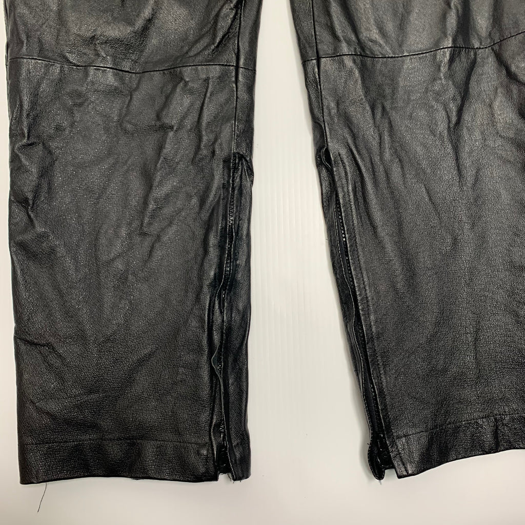 Vintage Denver Hayes Leather Pants 34