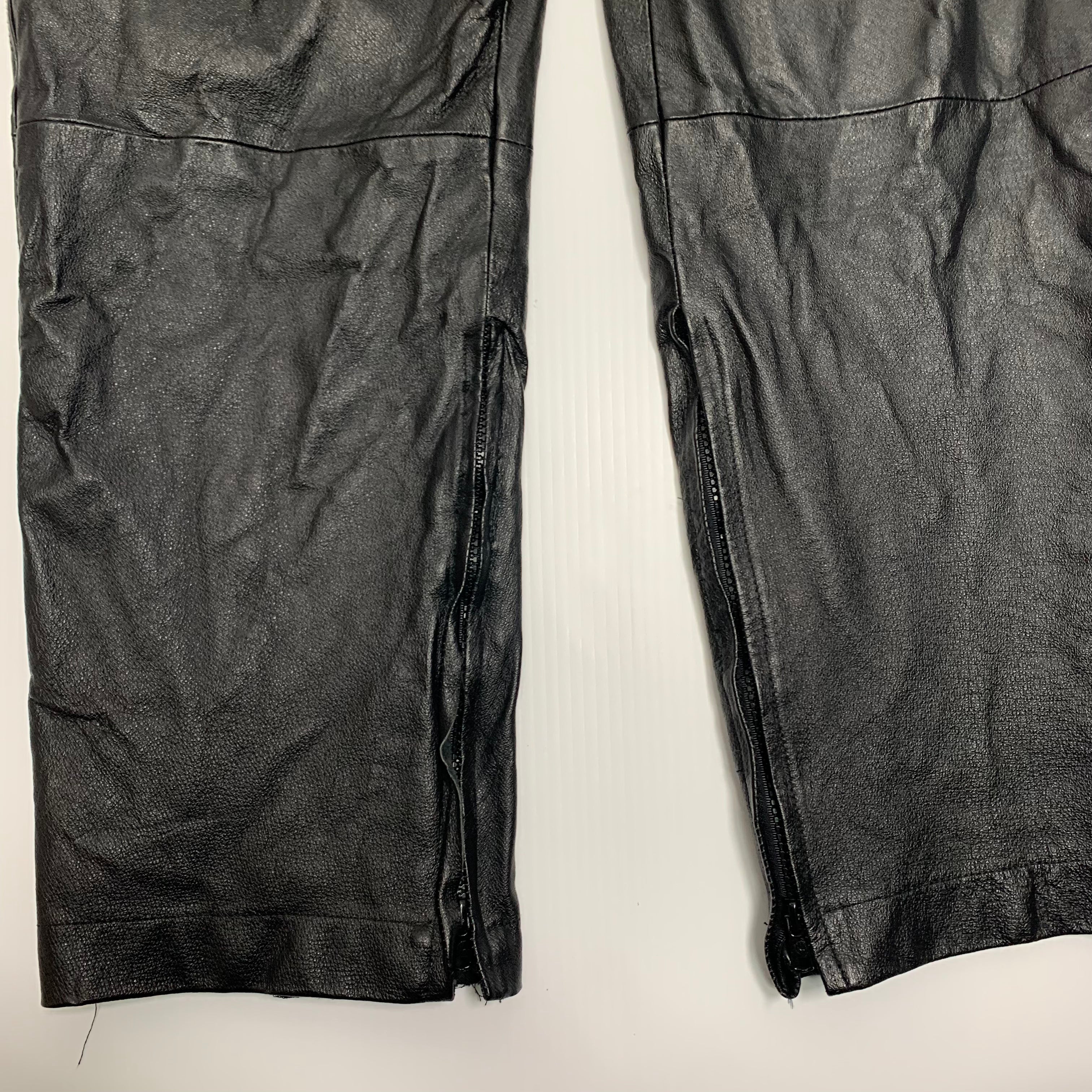 Vintage Denver Hayes Leather Pants 34