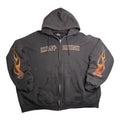 Vintage Harley Davidson Vancouver Flame Zip Hoodie XXL