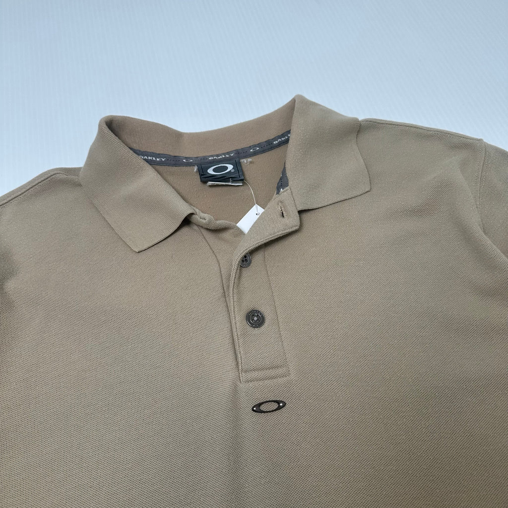 Y2K Oakley Mini Logo Polo Shirt XL