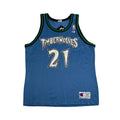 Vintage Champion Minnesota Timberwolves Kevin Garnett Jersey L