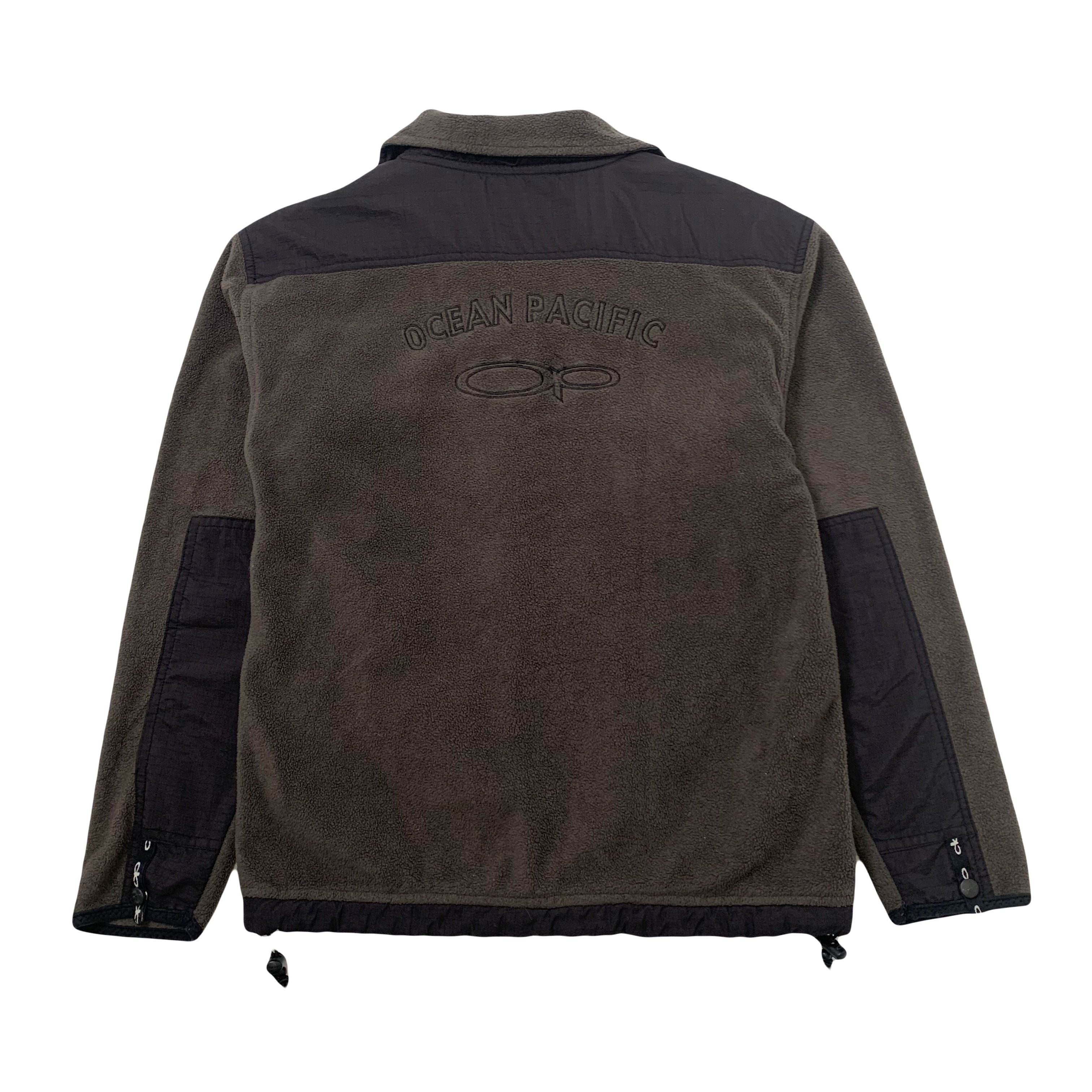 Vintage Ocean Pacific Two Tone Fleece Jacket L
