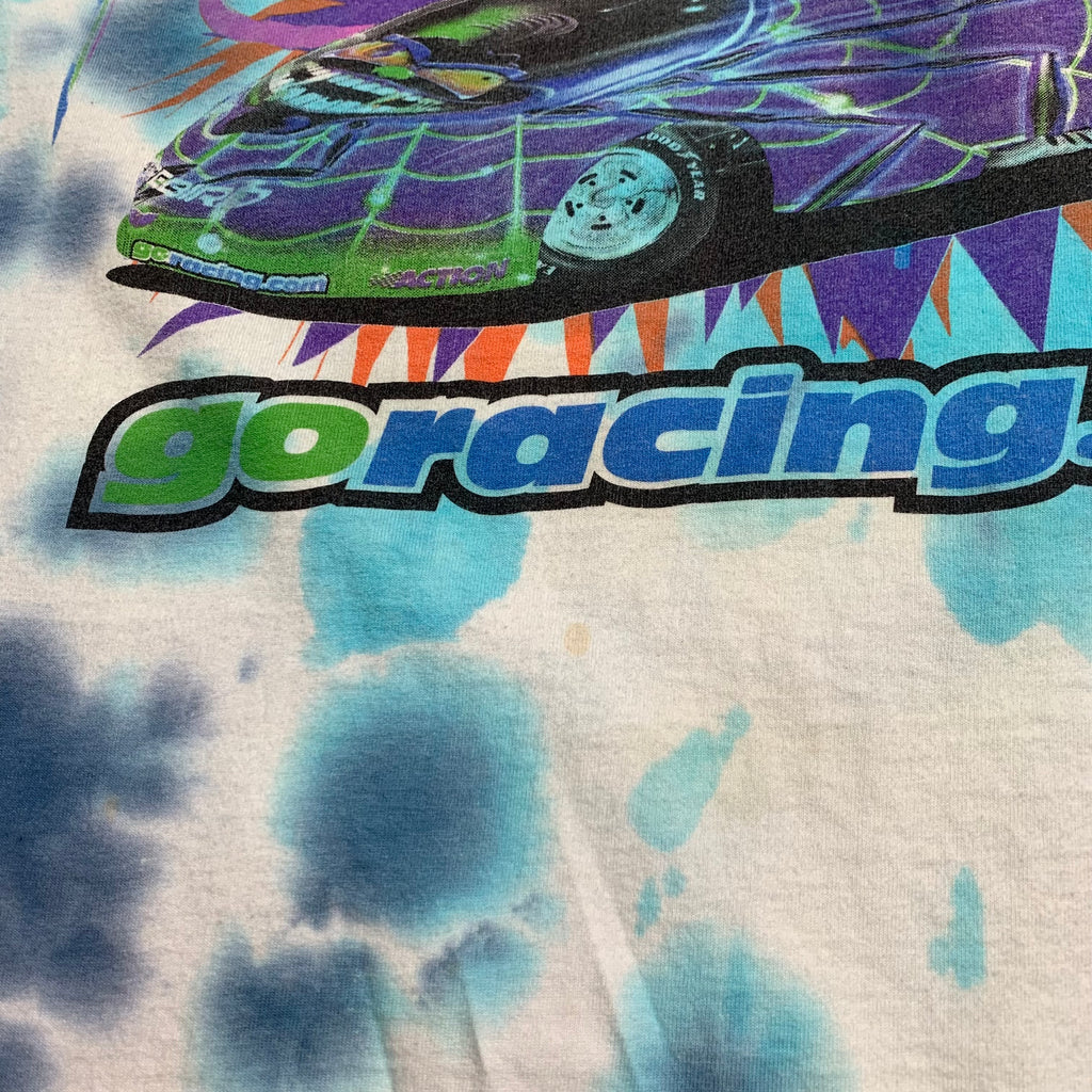 Vintage NASCAR Cruz Pendregon Tie-Dye Tee XXL