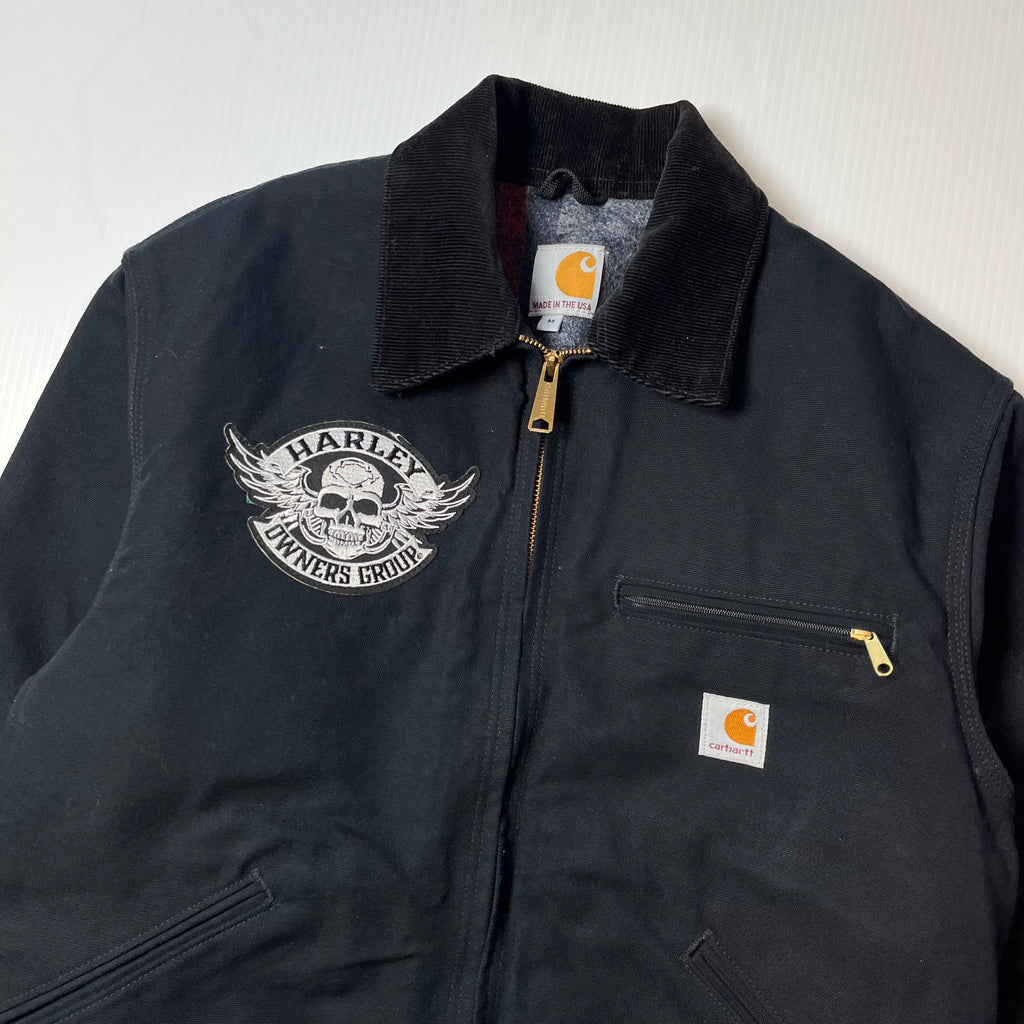 Vintage Carhartt J001 Harley Owner's Group Detroit Jacket M