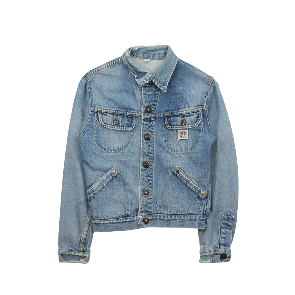 Vintage GWG Kings Distressed Denim Jacket Women's 16