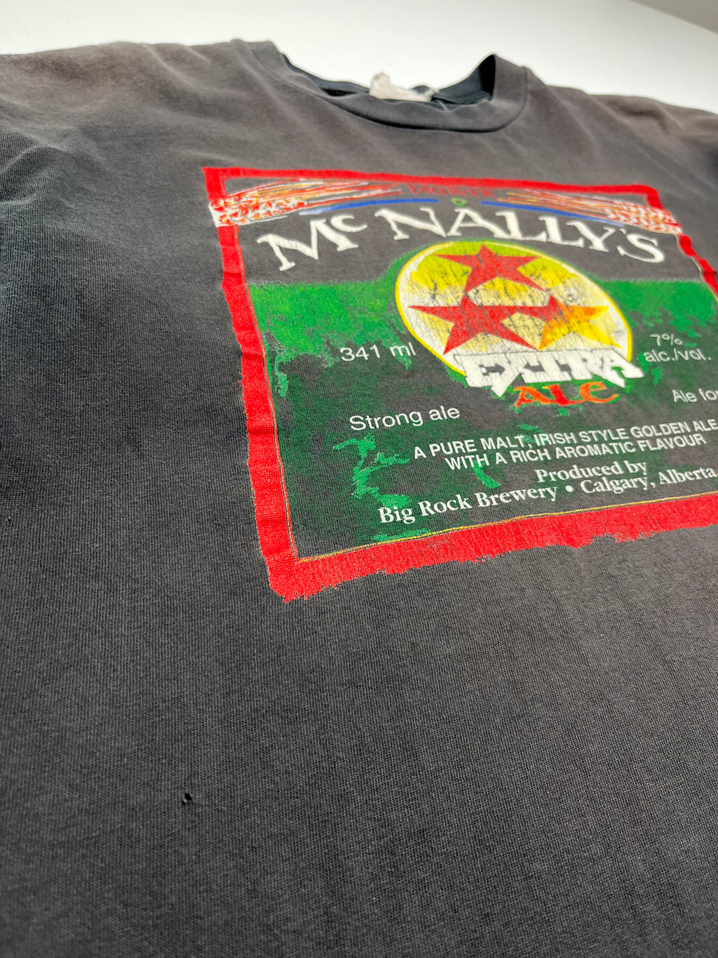 Vintage McNally's Extra Ale Faded Tee L