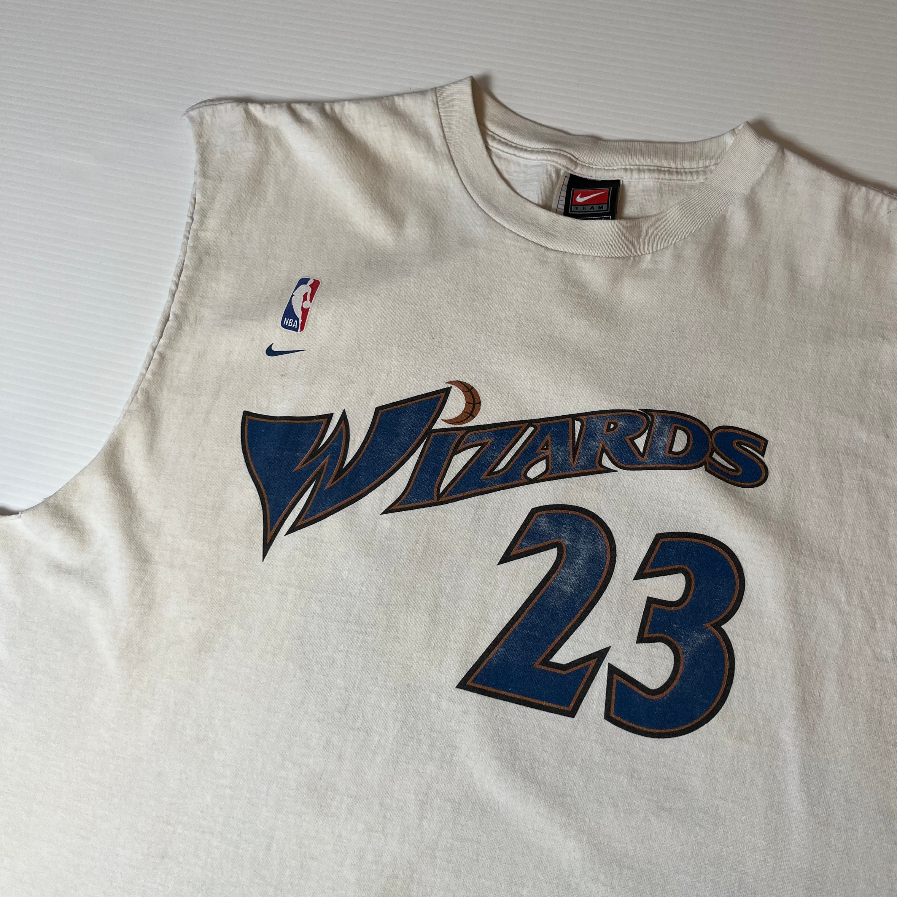 Vintage Nike Washington Wizards Jordan #23 Cutoff Tank L