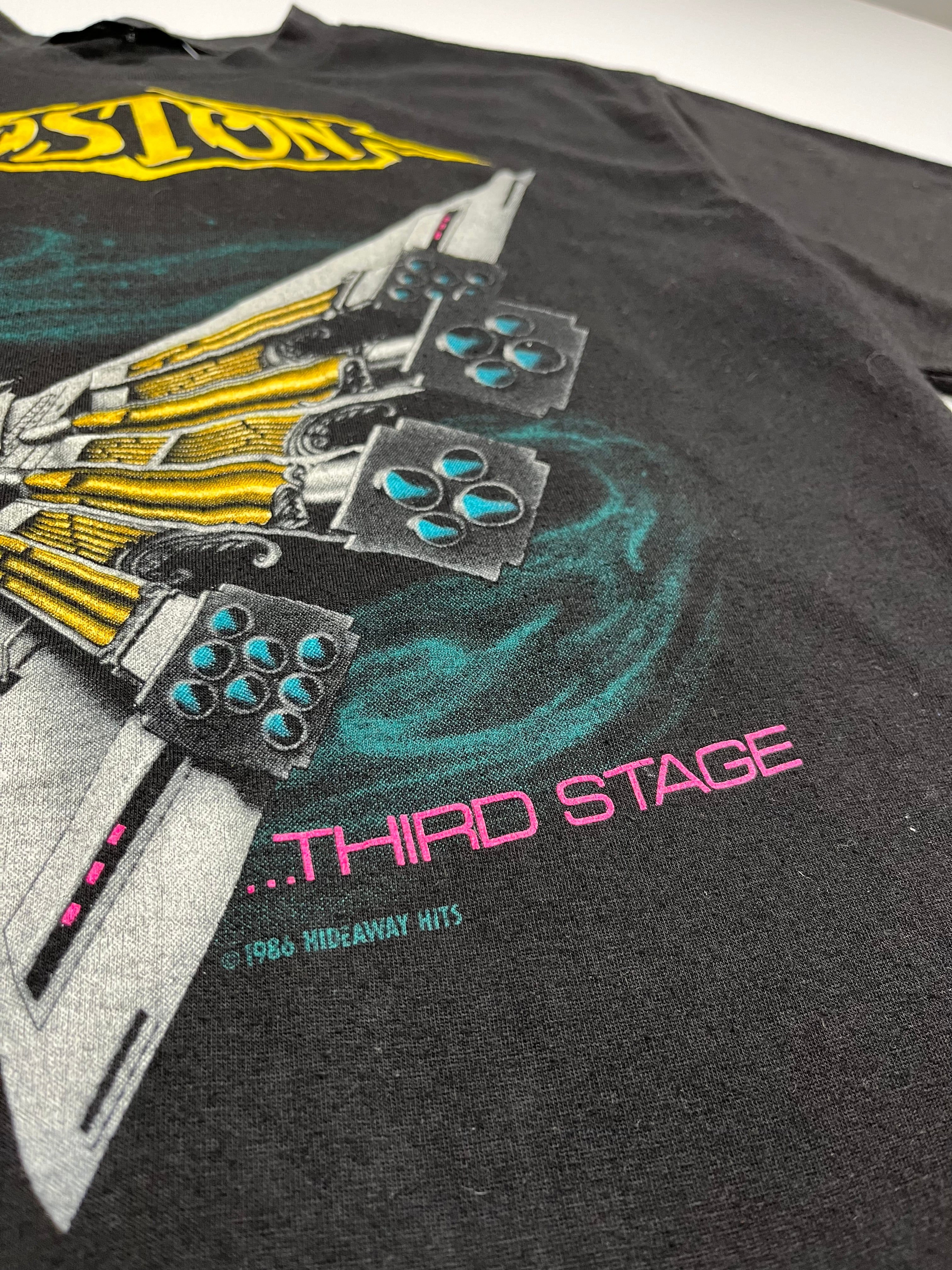 1986 Boston Third Stage Canada Tour Tee L