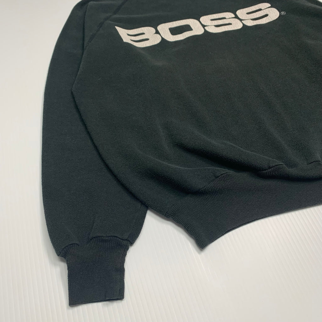 Vintage Boss Text Crewneck M