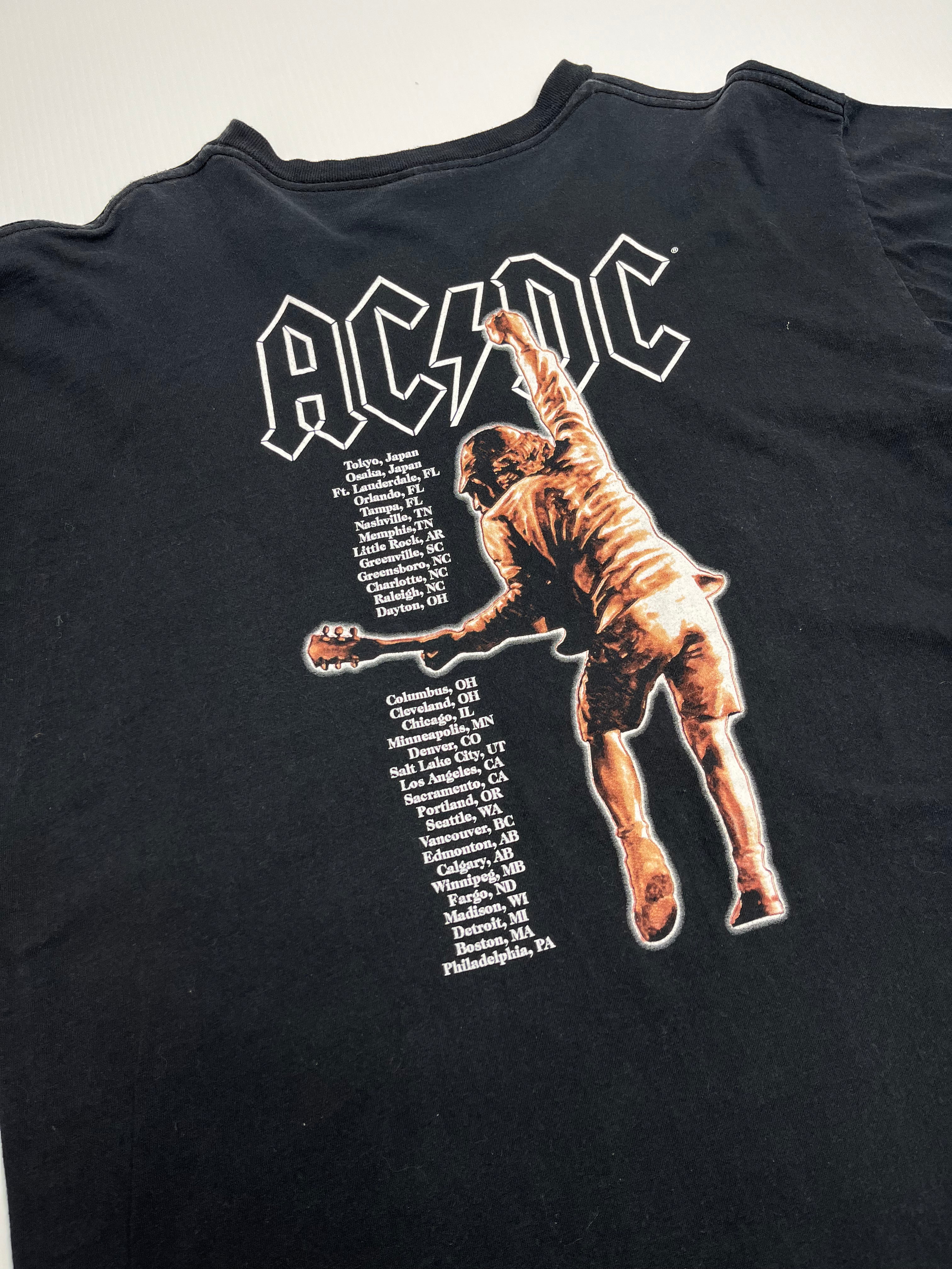 2000 ACDC Stiff Upper Lip Tour Tee XL