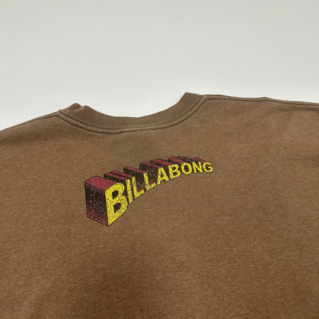 Vintage Billabong Surf Superman Graphic Tee L
