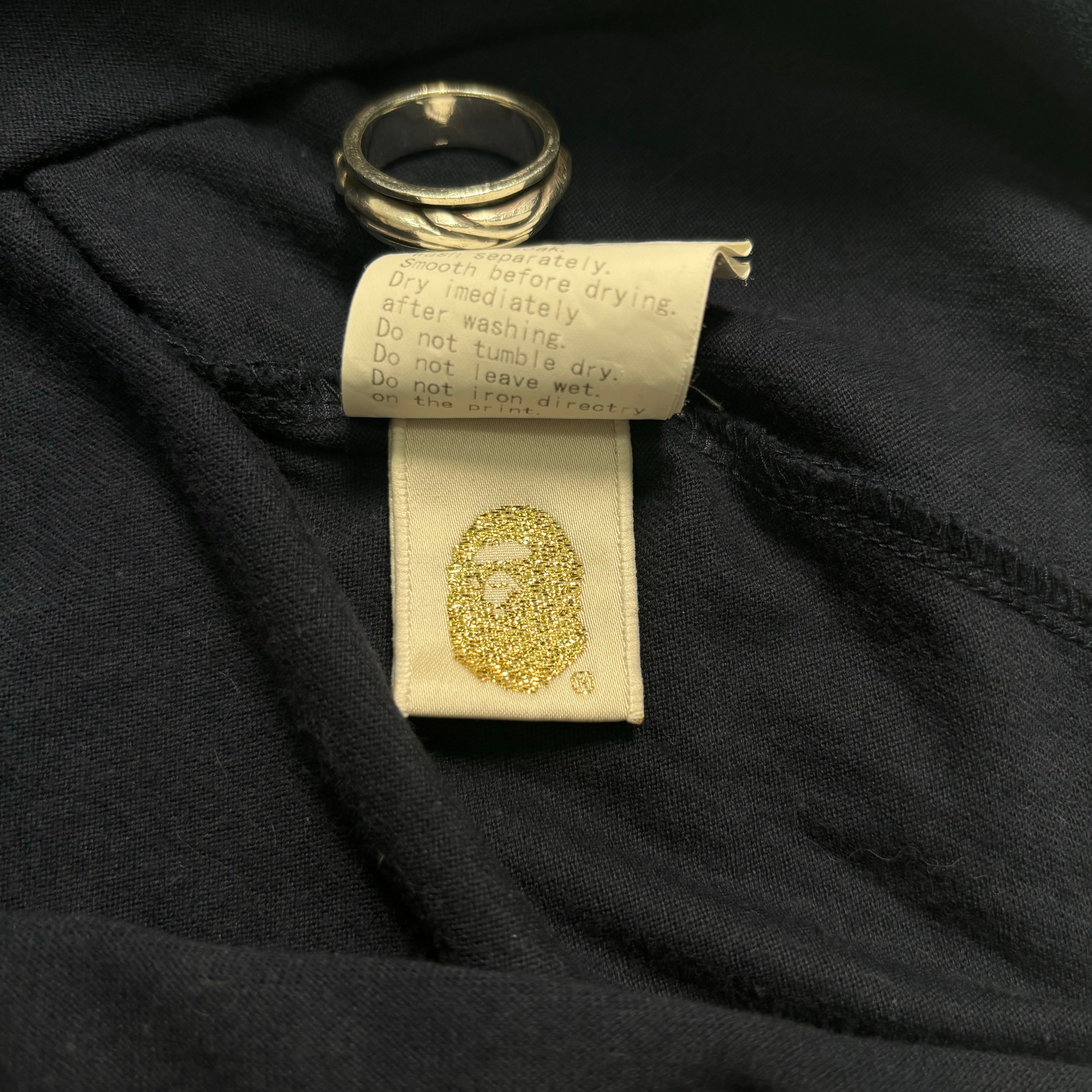 A Bathing Ape Patch Letters Tee L