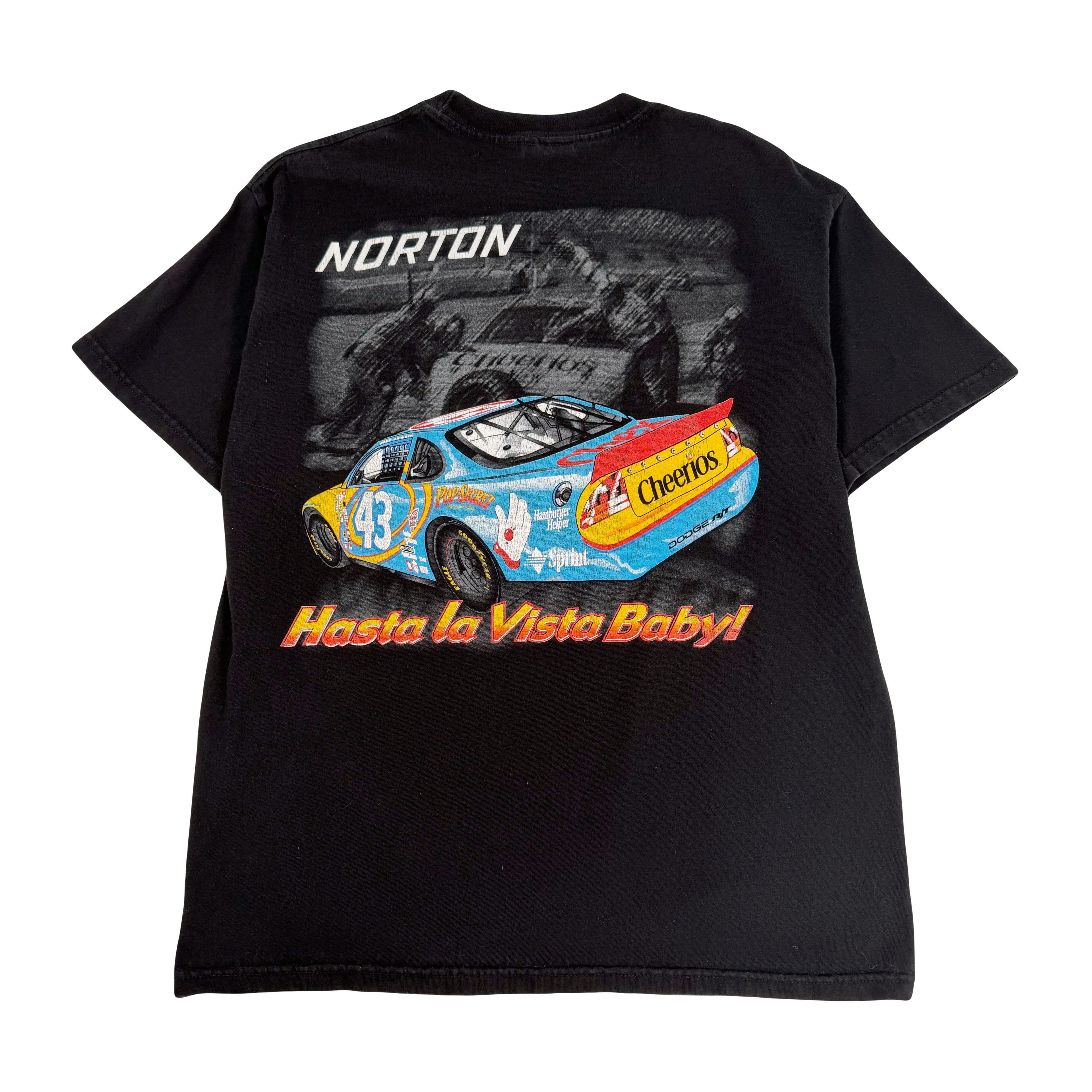 Vintage Norton NASCAR Hasta La Vista Racing Tee L