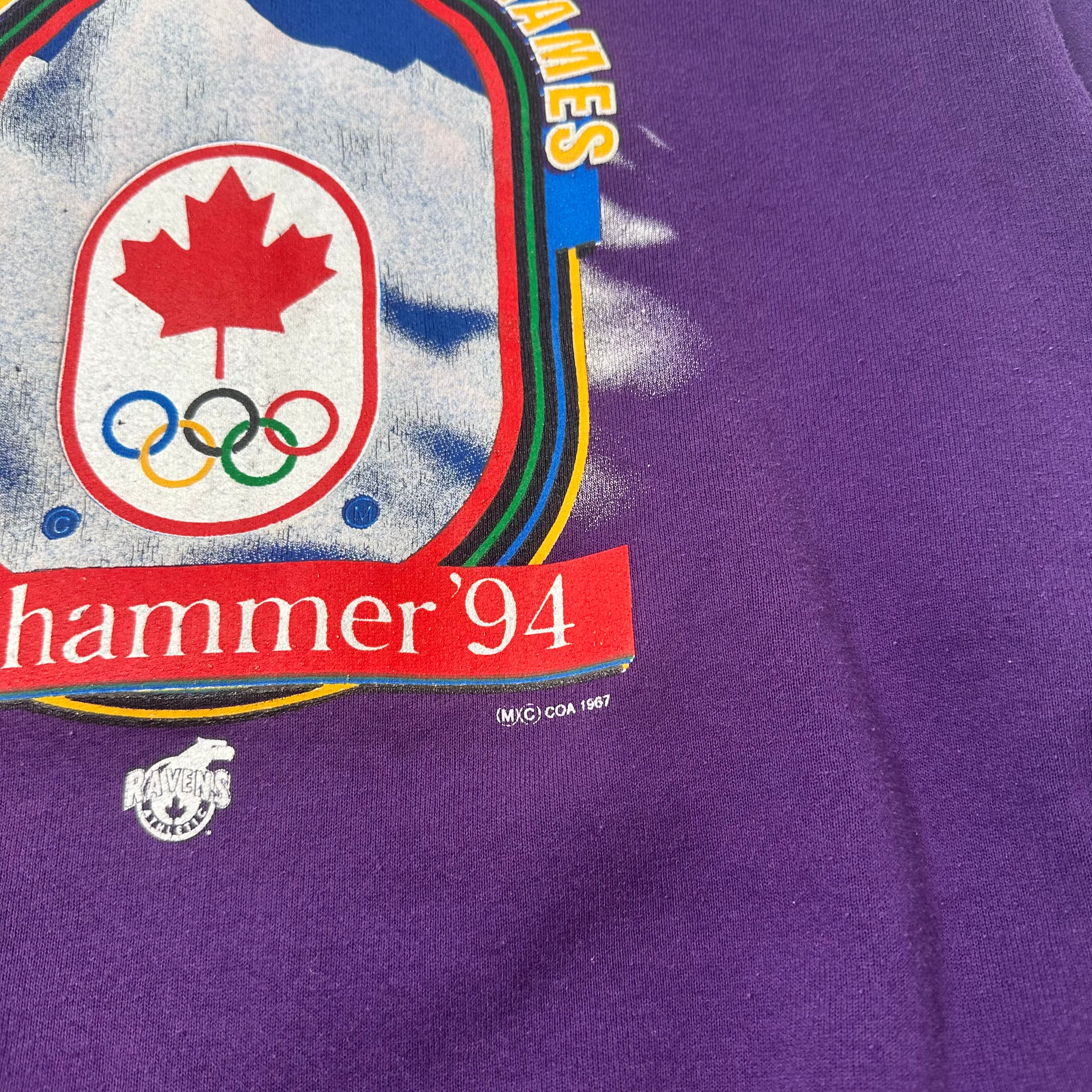 1994 Lillehammer XVII Olympic Winter Games Crewneck XL