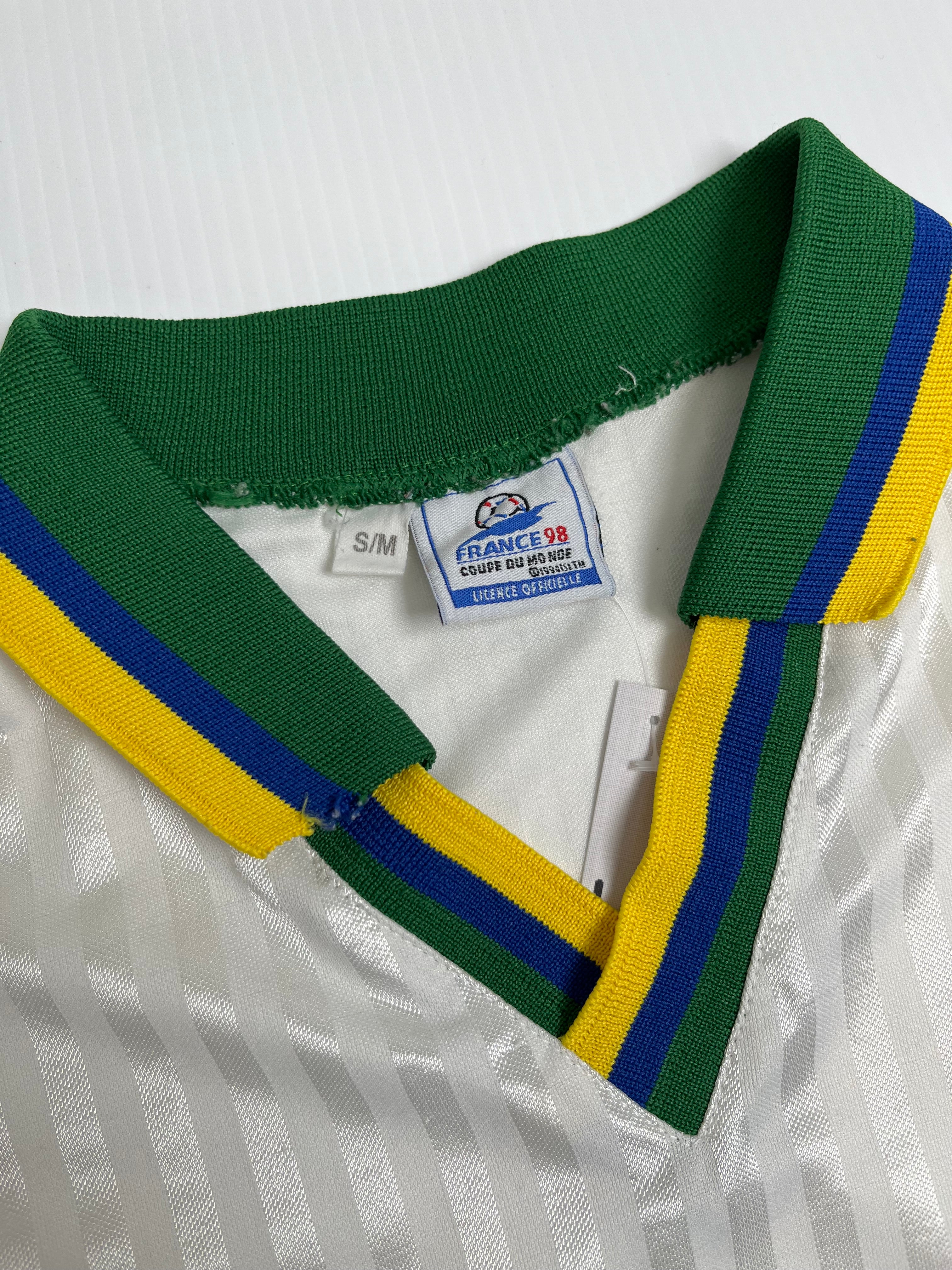 1998 France World Cup Brasil Soccer Jersey M