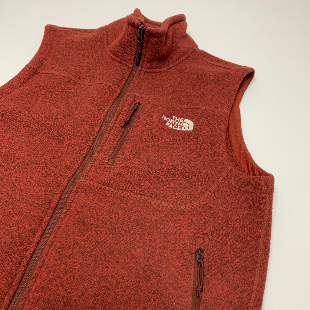 Burgundy TNF Fleece Vest M