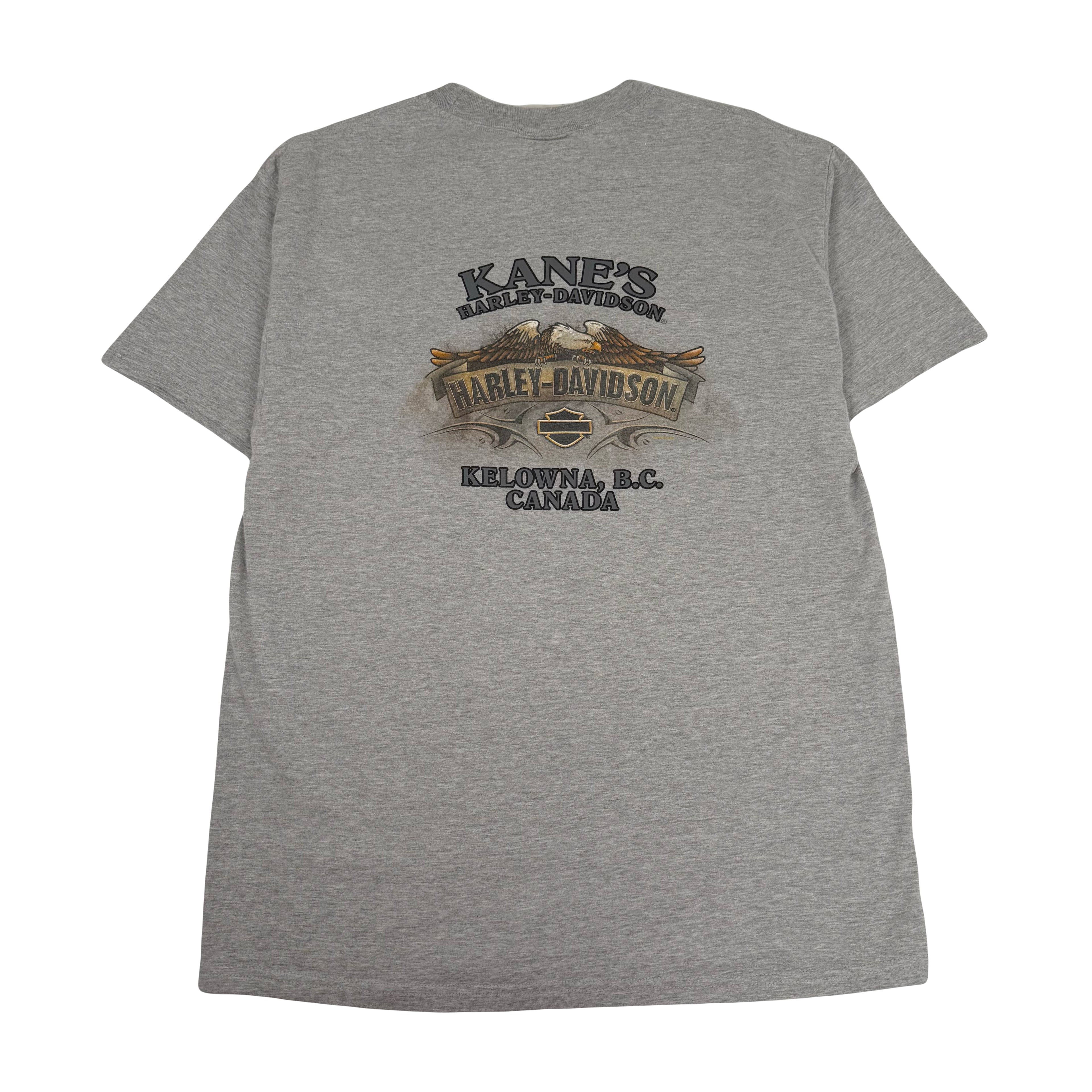 Vintage Harley Davidson Kelowna Graphic Tee L