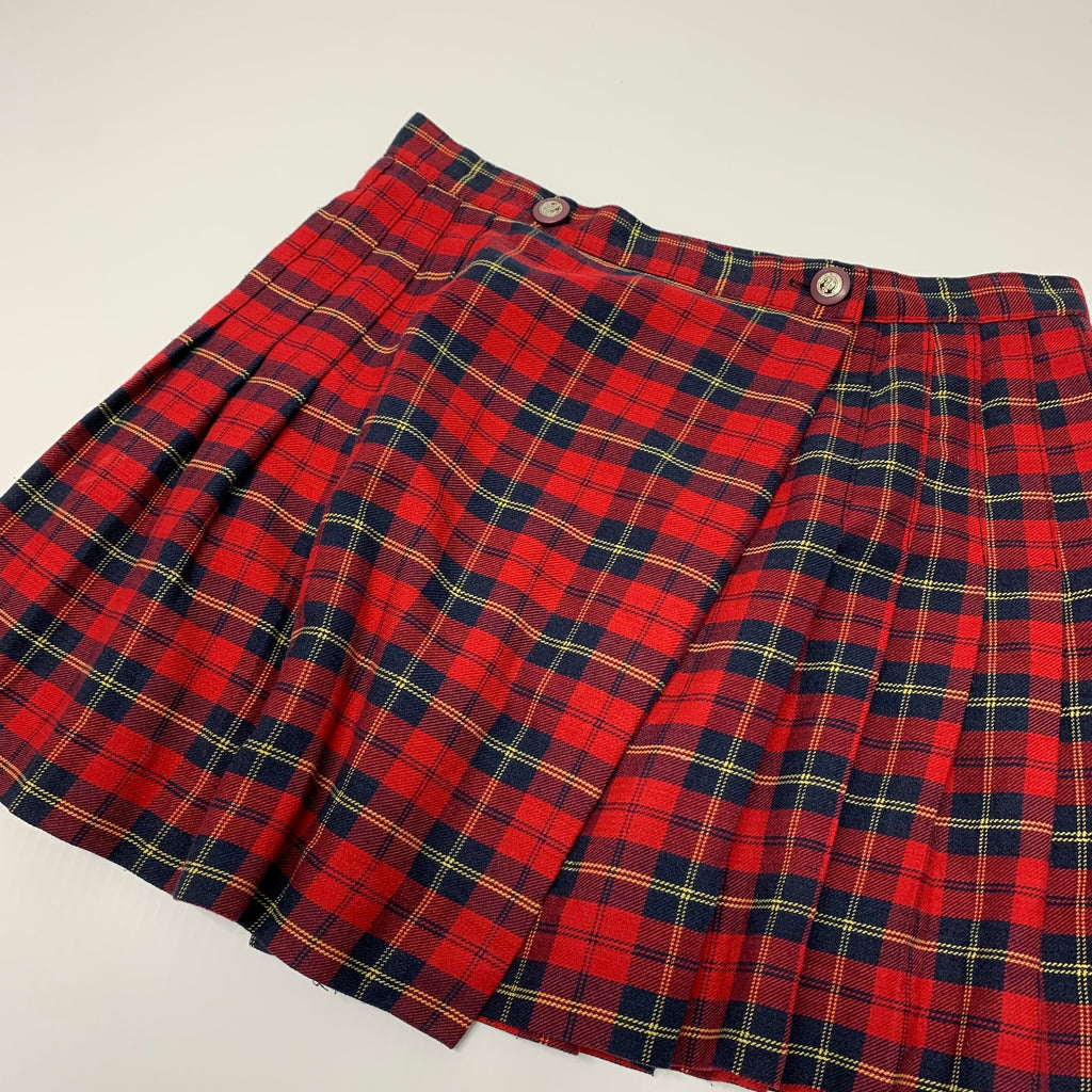 Avi Plaid Skirt 27W