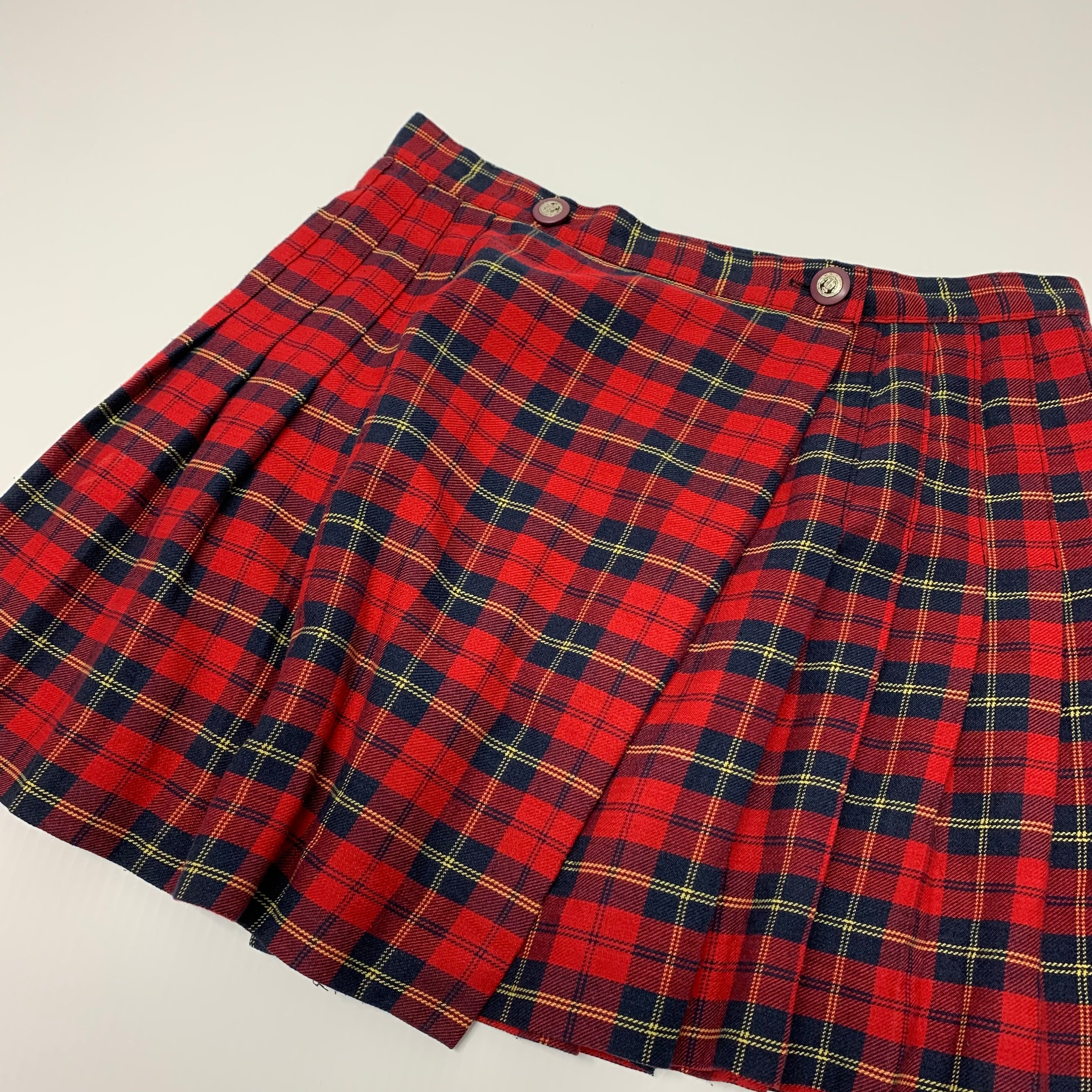 Avi Plaid Skirt 27W