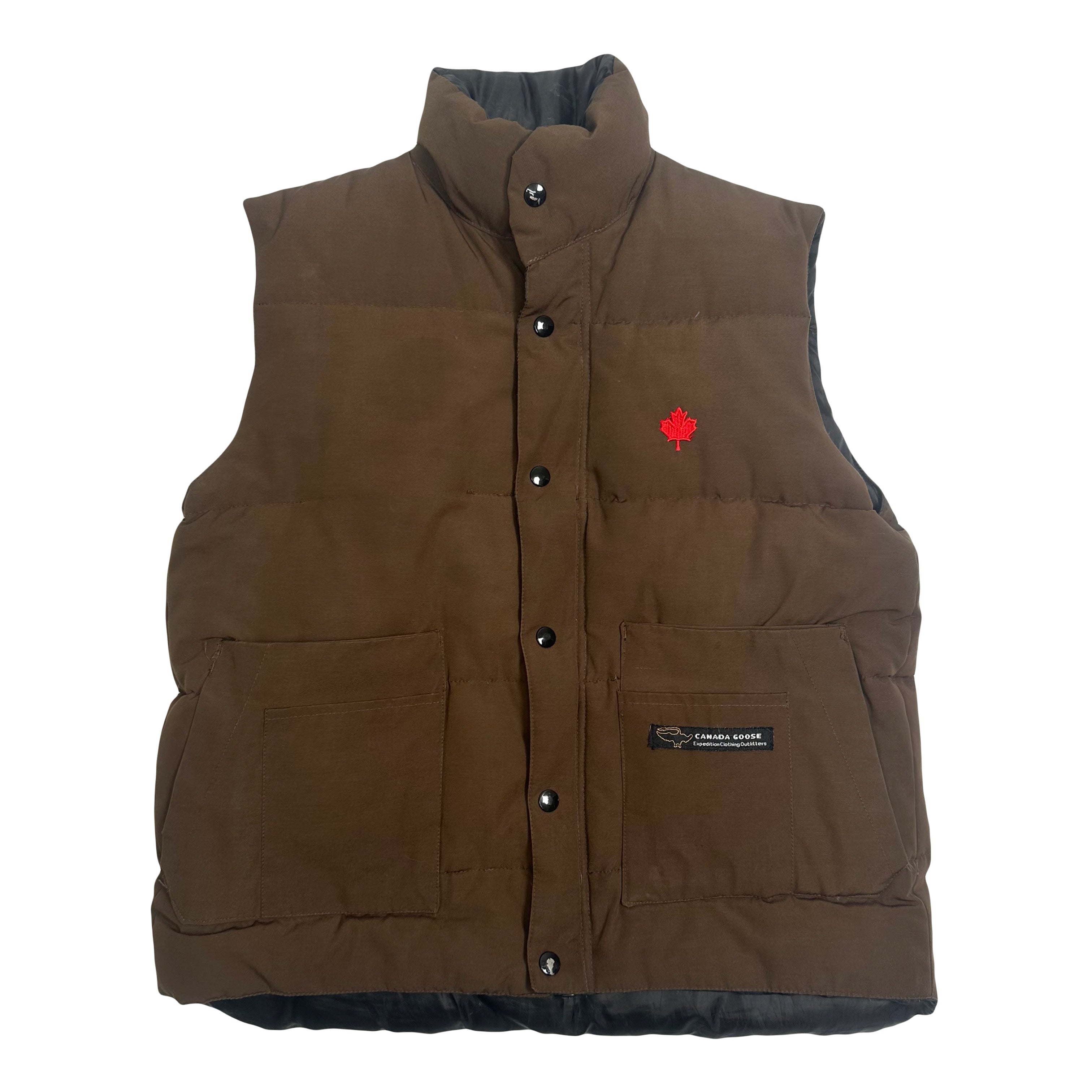 Vintage Canada Goose Down Filled Puffer Vest S