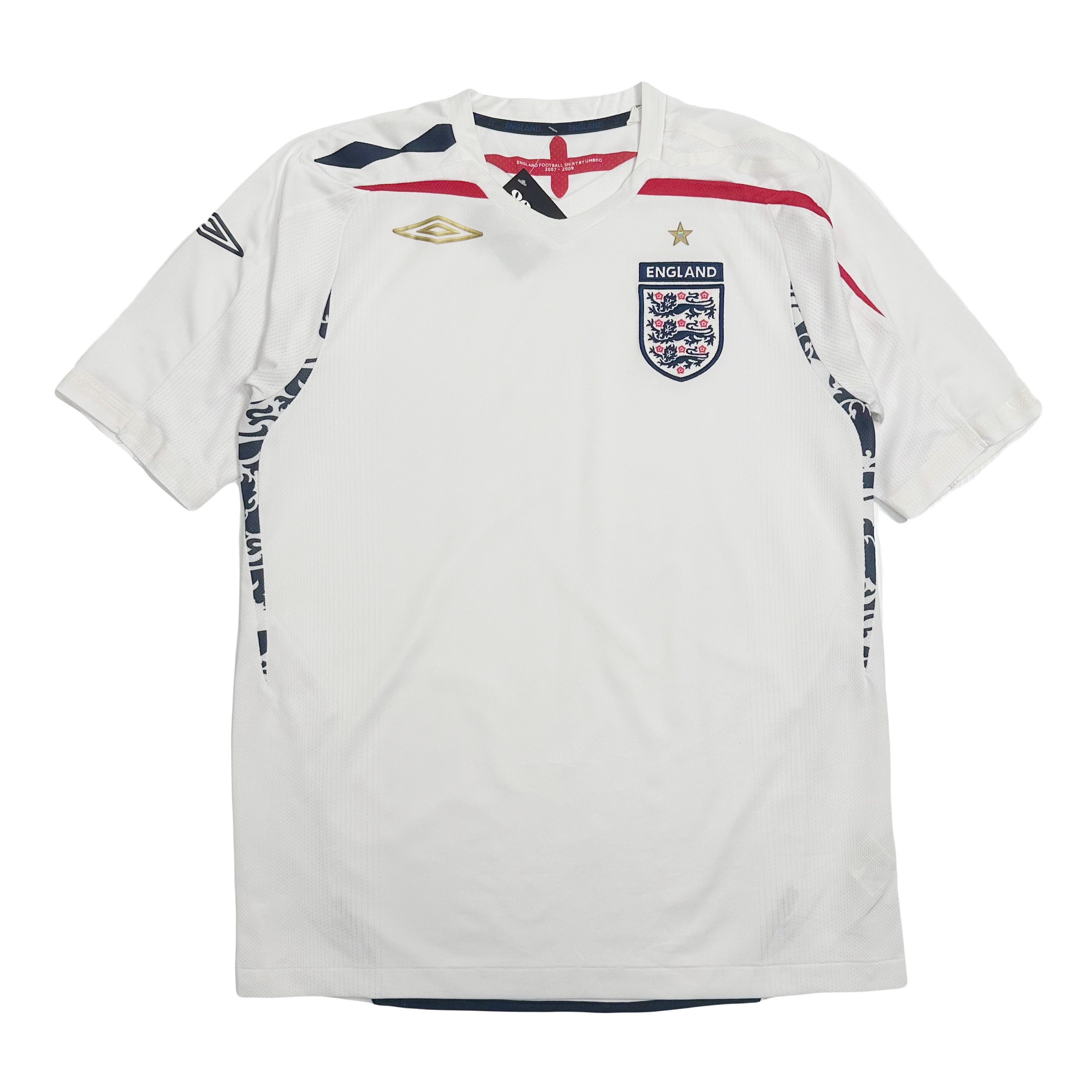 2008 Umbro England Home Kit M