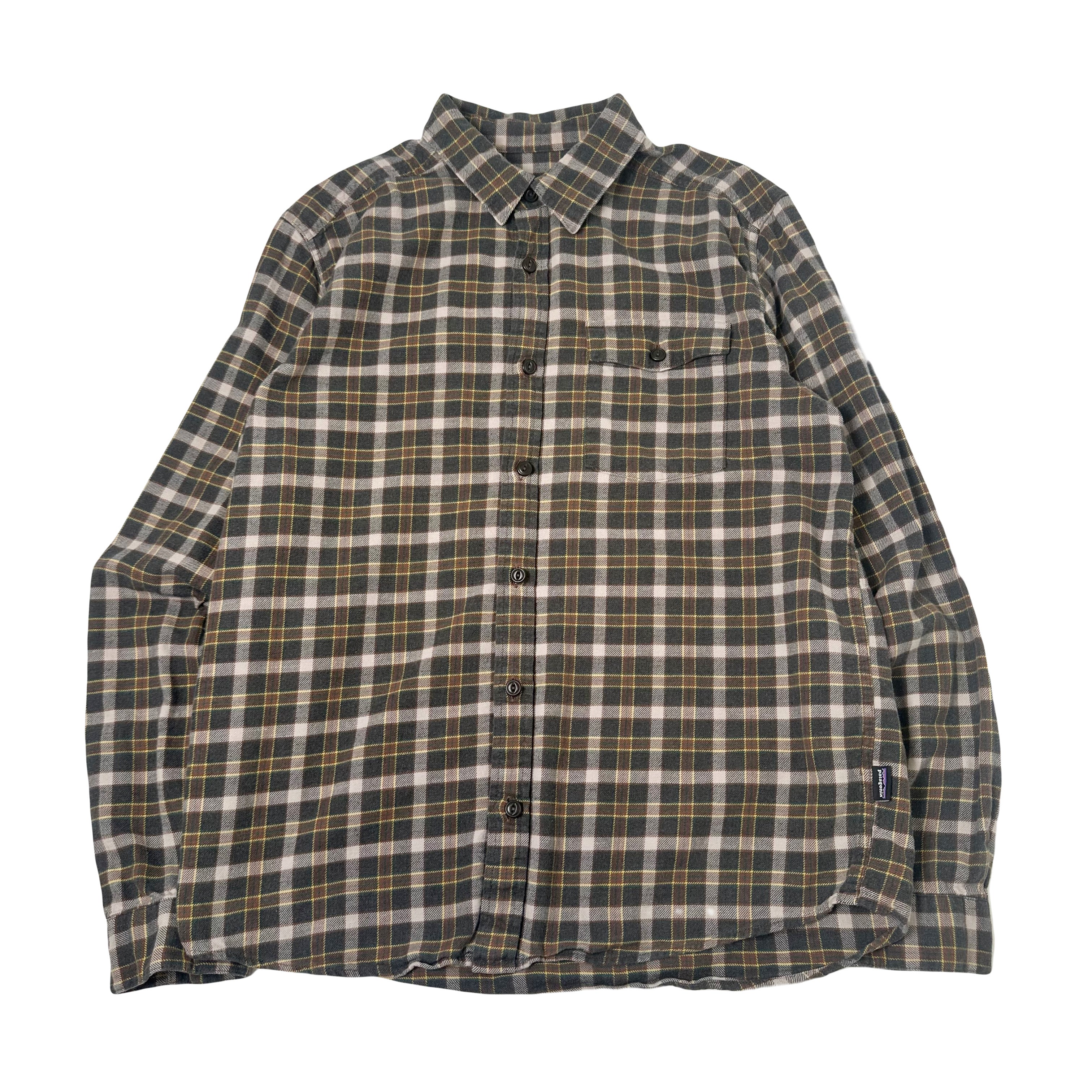 Patagonia Organic Cotton Plaid Button Up Shirt M