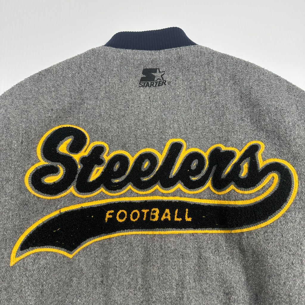 Vintage Starter Pittsburgh Steelers Wool Varsity Jacket M