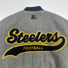 Load image into Gallery viewer, Vintage Starter Pittsburgh Steelers Wool Varsity Jacket M
