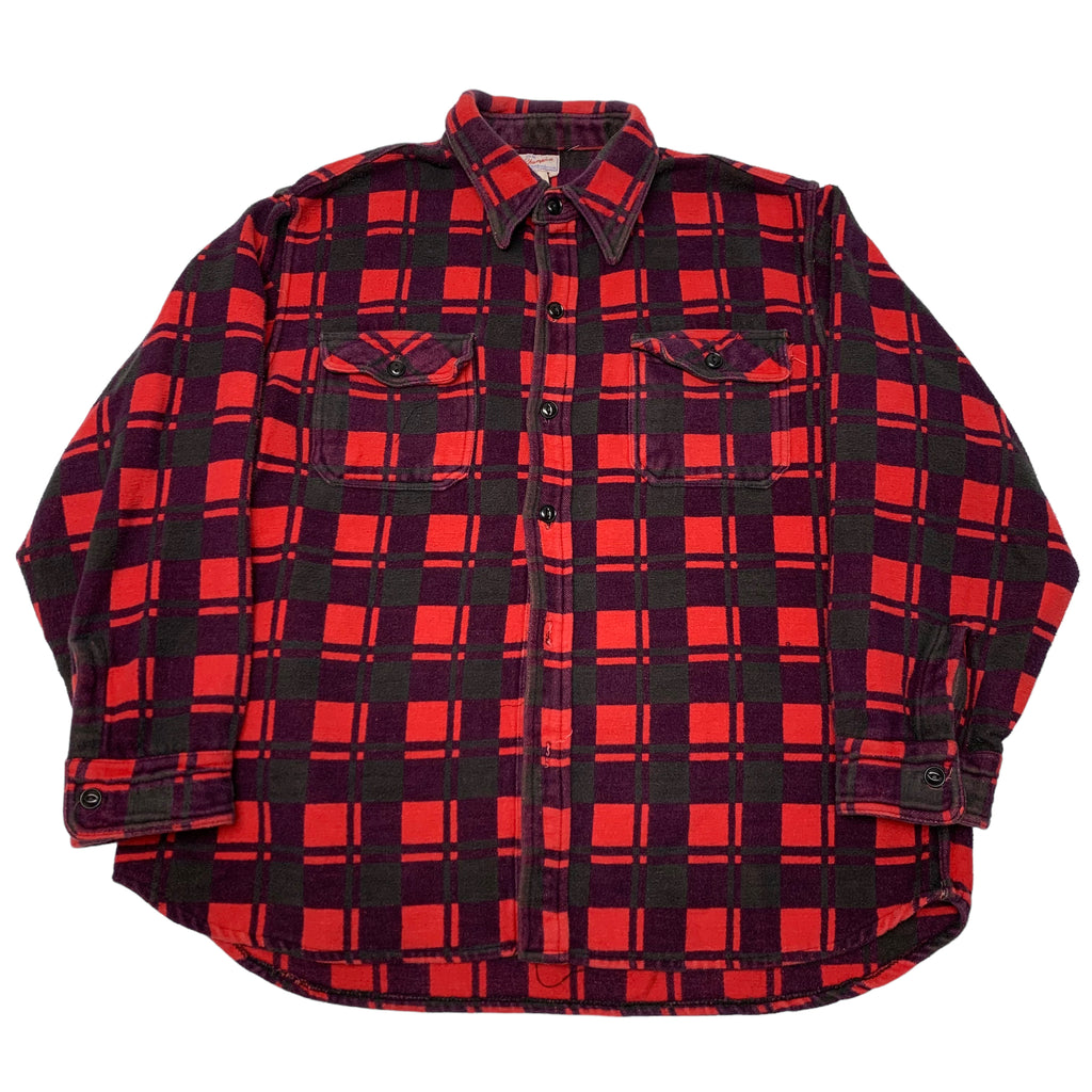 Vintage Champion Plaid Flannel M