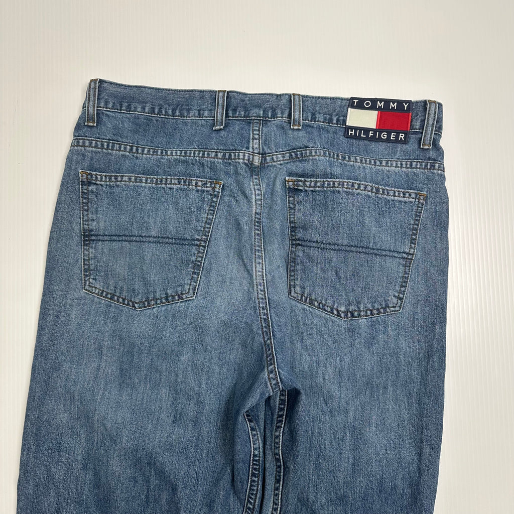 Vintage Tommy Hilfiger Medium Wash Wide Leg Denim 36