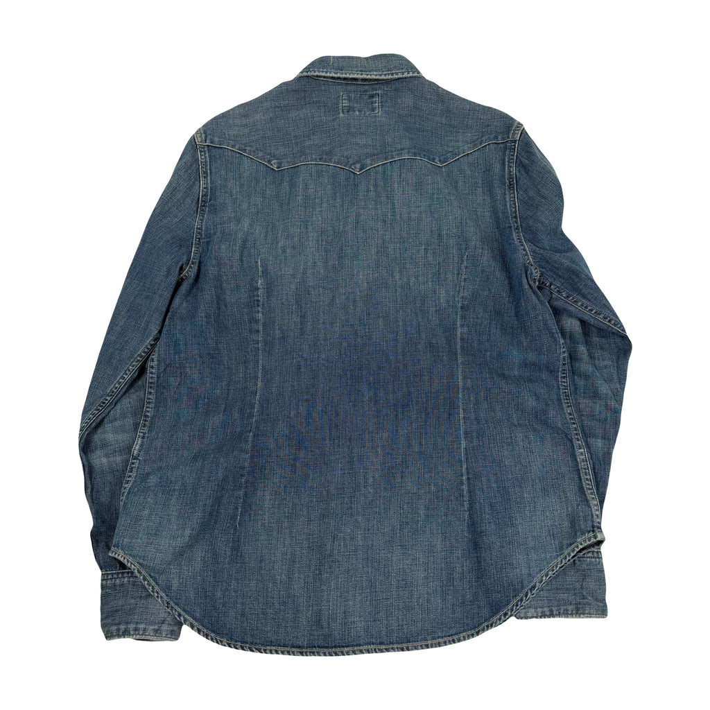 Polo Ralph Lauren Denim Western Button Up Shirt XL