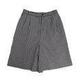 Vintage Tradition Plaid Pleated Baggy Shorts Women's 12
