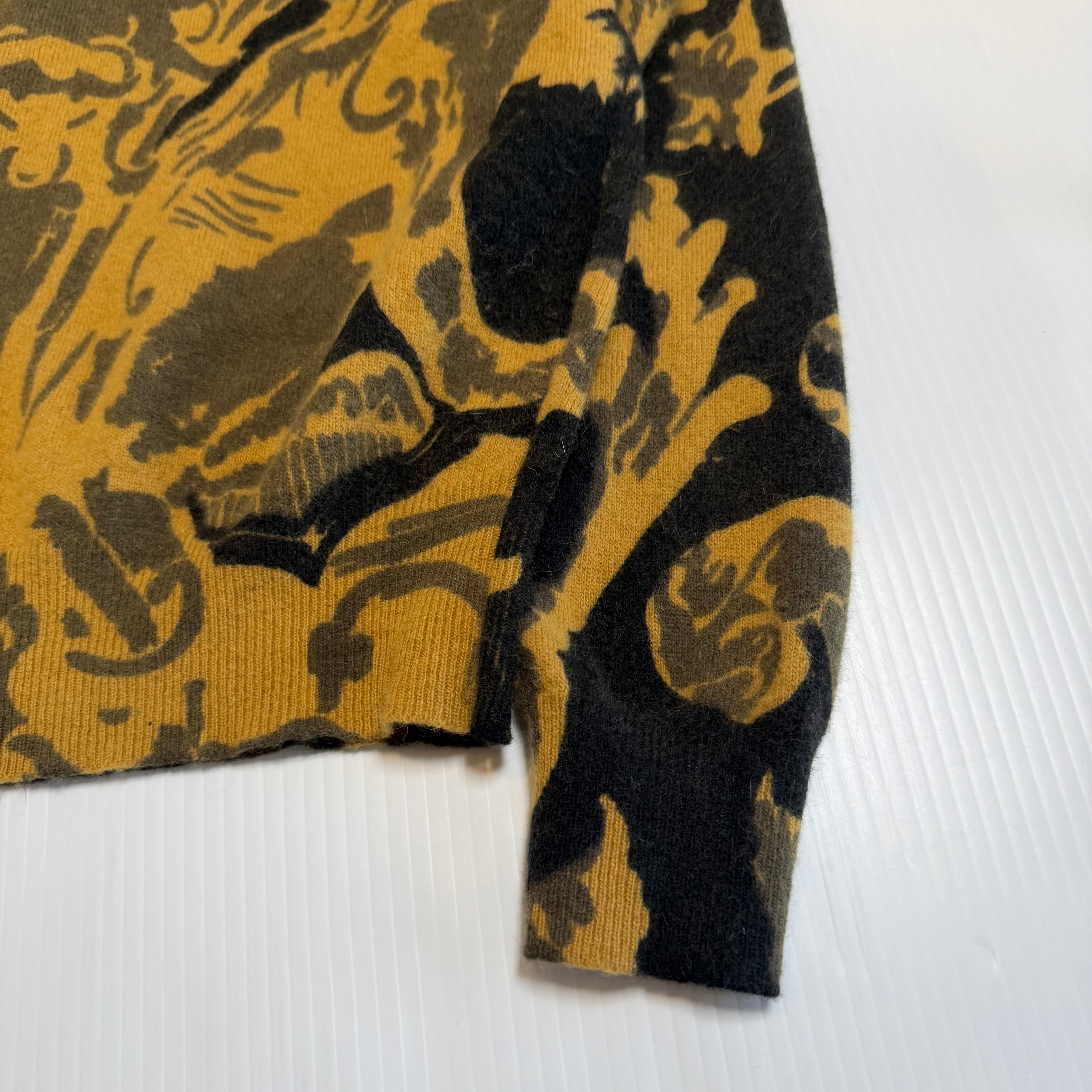 Vintage Cimone Wool Blend Pattern Sweater S