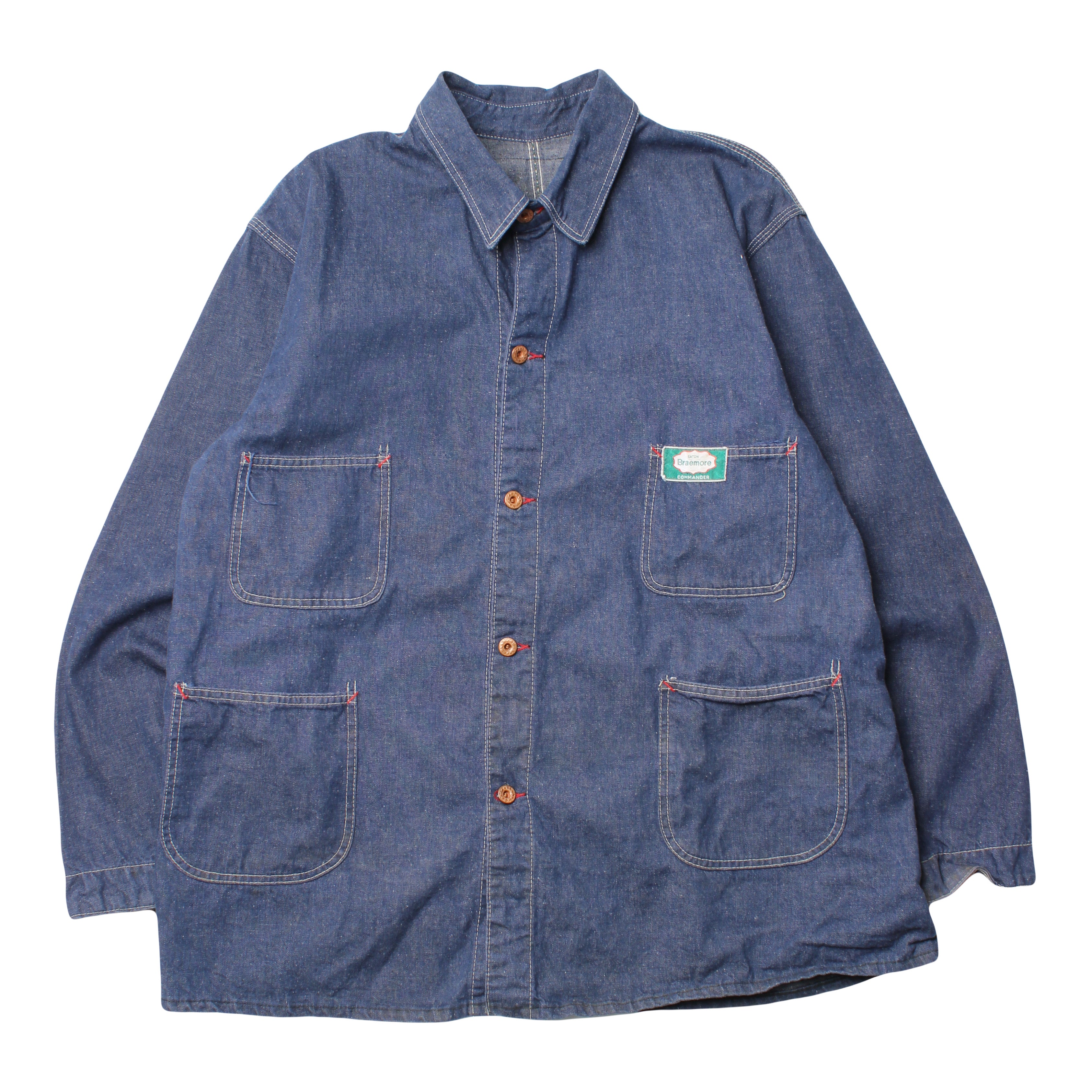 Vintage Eaton Braemore Dark Wash Chore Jacket XL
