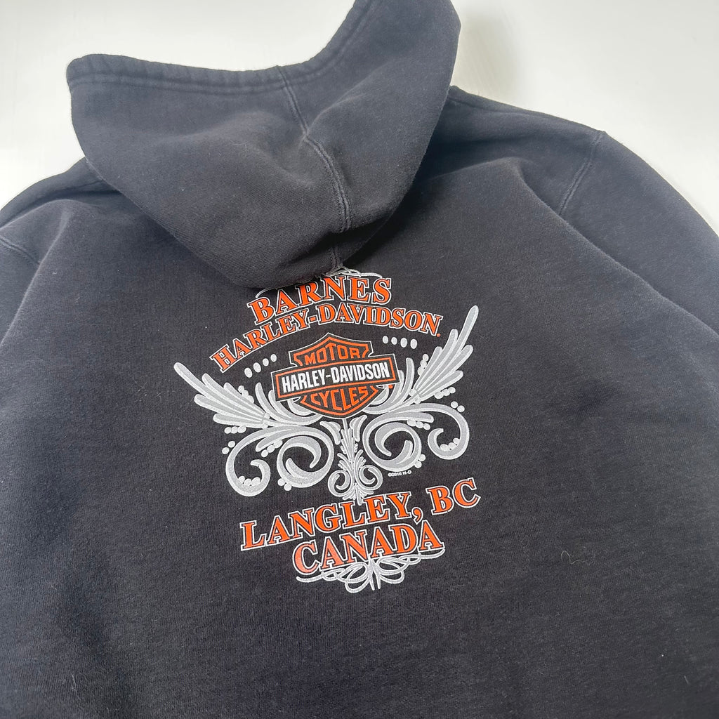 Harley Davidson Langley Zip Hoodie Women's XL