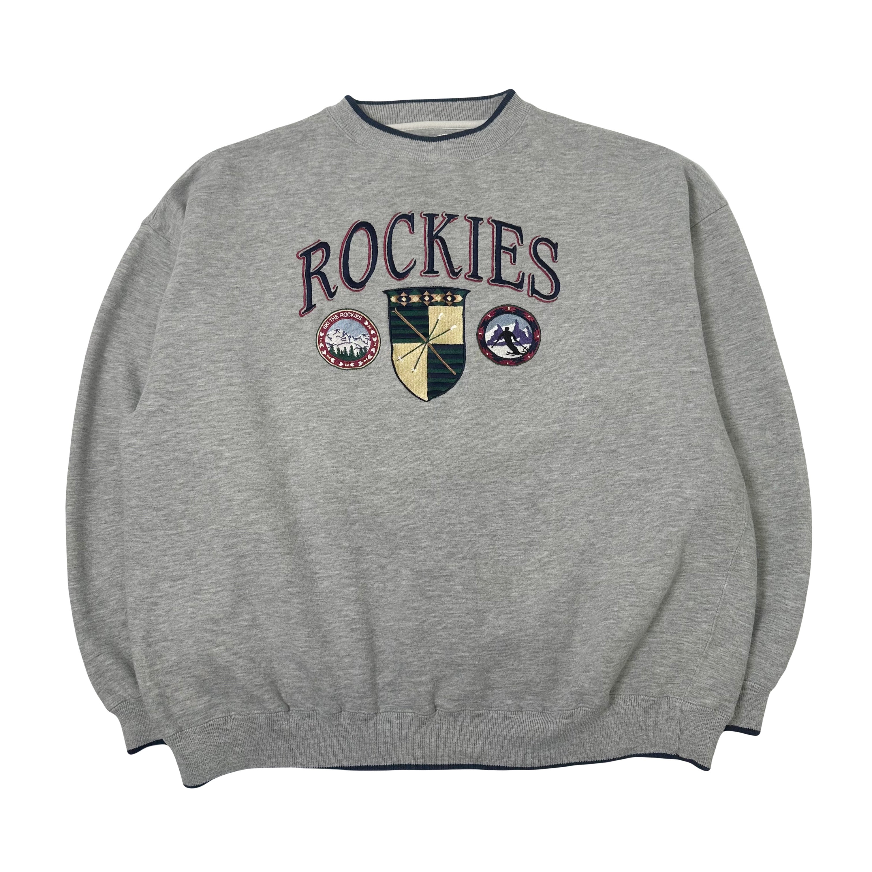Vintage Rockies Ski Crewneck XXL