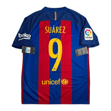 Load image into Gallery viewer, 2016-17 Nike Barcelona Suarez Home Kit M

