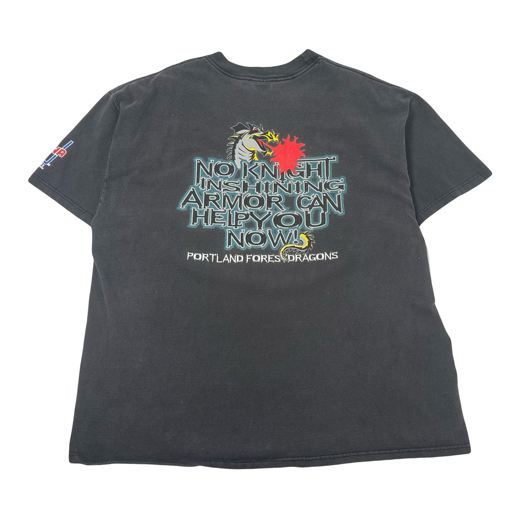 Vintage No Fear Portland Forest Dragons Arena Football Tee XL